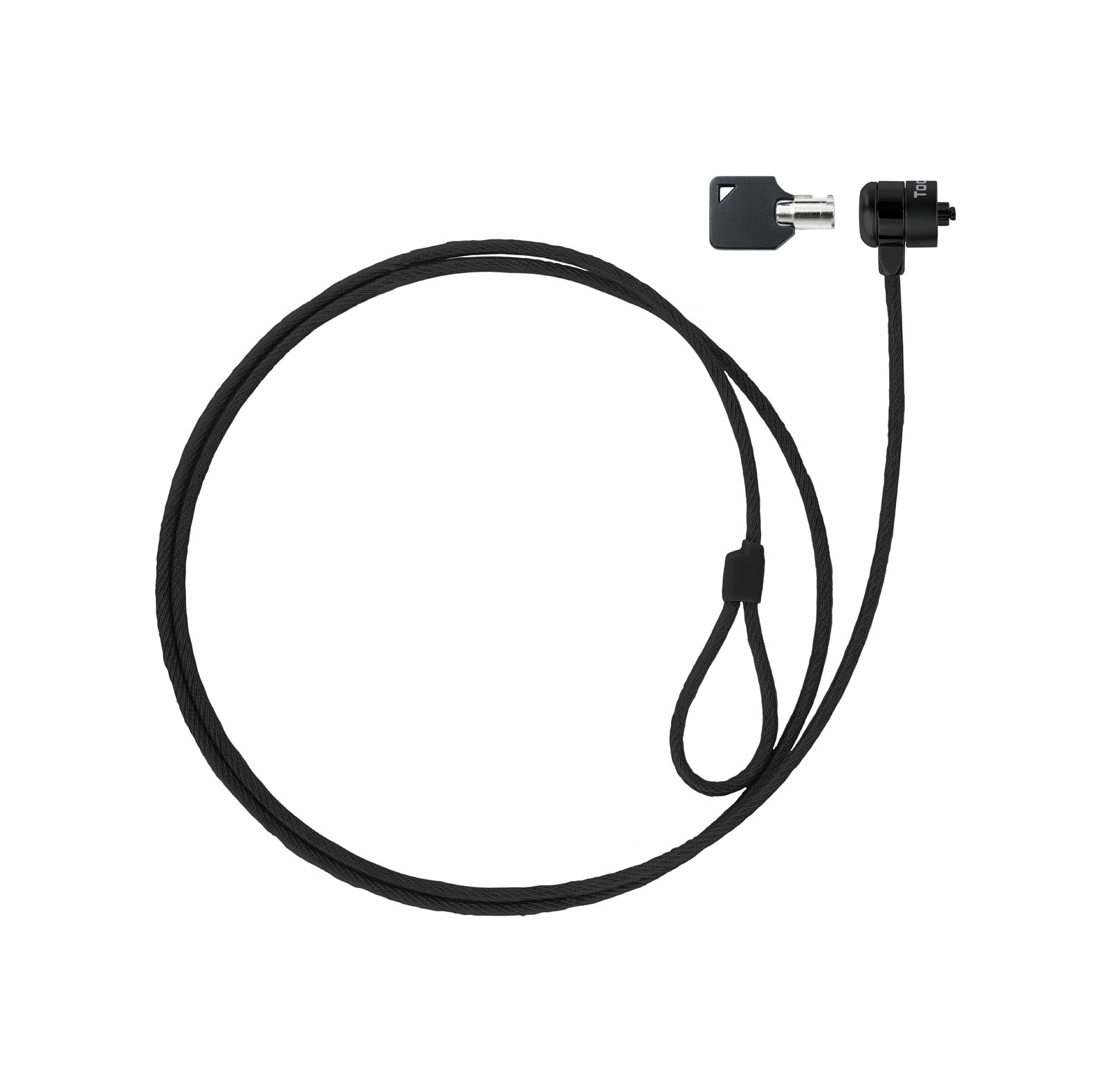 TooQ Technology TQCLKC0025-G Câble de sécurité avec clé pour ordinateurs portables 1,5 m Gris