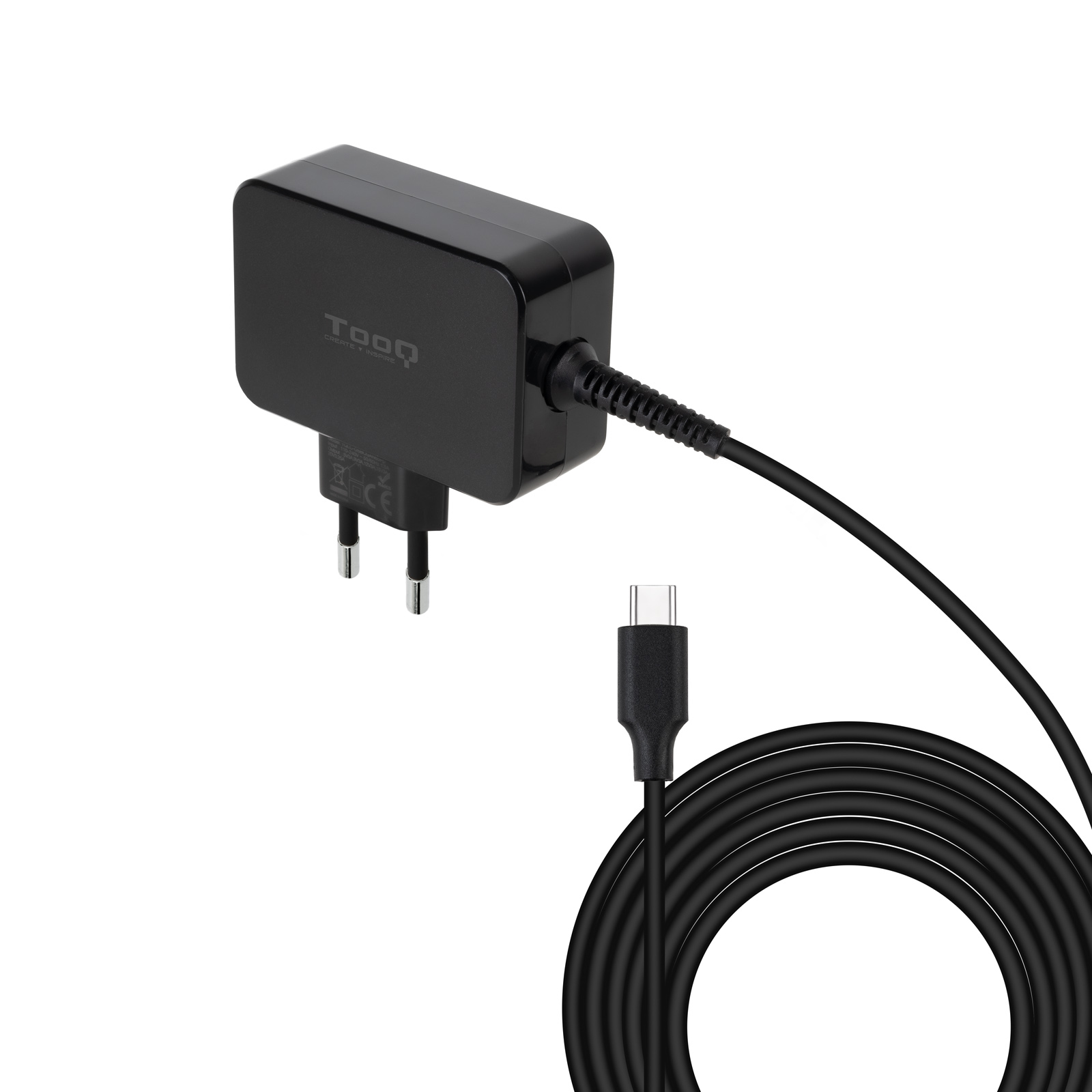 TooQ Technology Chargeur universel TooQ 65W - USB-C (Noir)