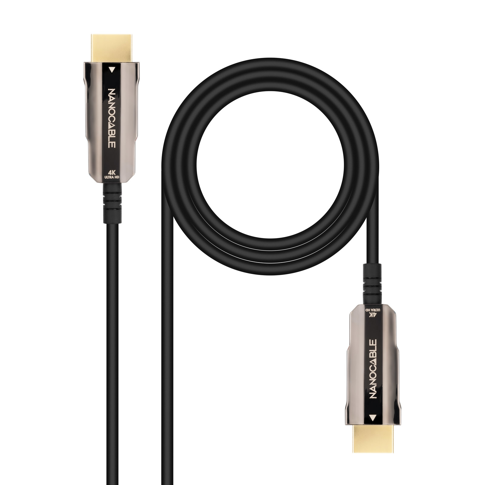 Nanocable Câble HDMI 2.0 AOC 4K Mâle/Mâle 15m Noir