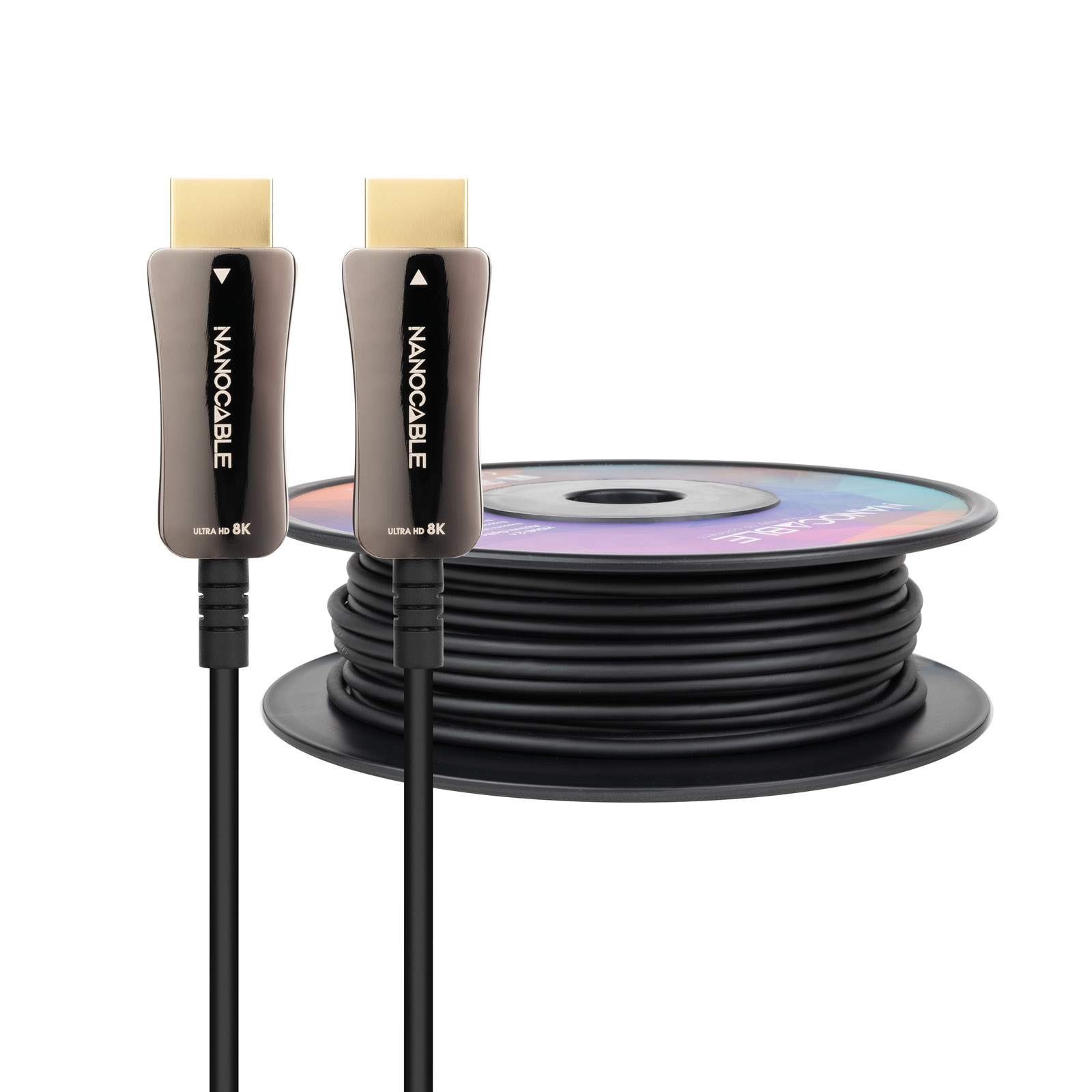 Nanocable Câble HDMI 2.1 AOC 8K Mâle/Mâle 60m Noir
