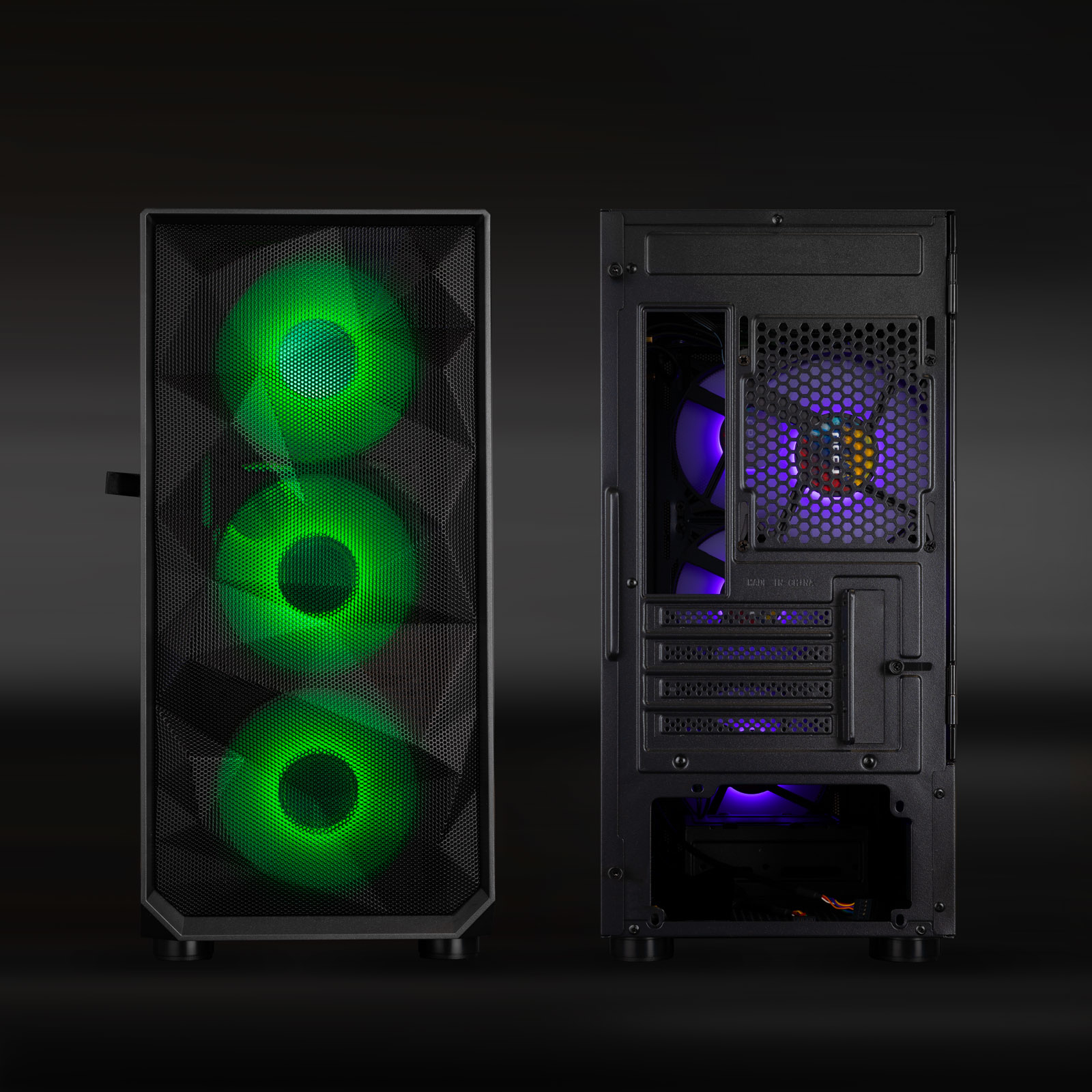 TooQ Technology Boitier Mini Tour Micro ATX TooQ Seizure TQGCC901-B RGB avec panneau vitré (Noir)