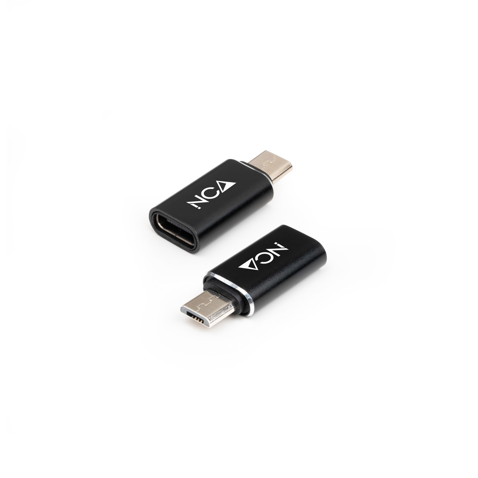 Nanocable Adaptateur Micro USB vers USB-C (Noir)