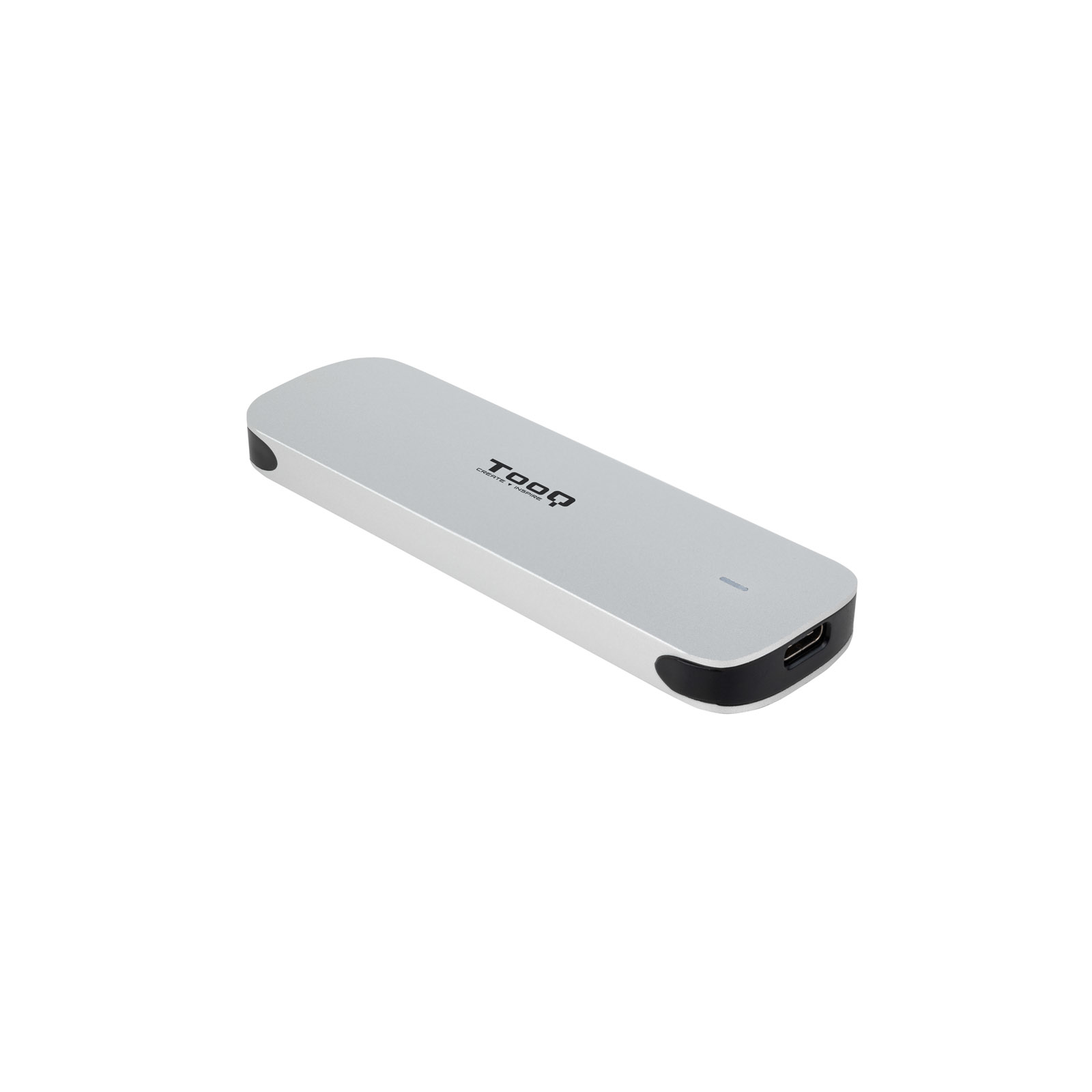 TooQ Technology Le boîtier externe USB-C 3.1 Tooq TQE-2202 est un accessoire de stockage élégant et performant de chez TooQ Technology, conçu pour accueillir les disques M.2 NGFF de type 2280. Offrant une connectivité rapide et fiable via USB-C 3.1, ce bo