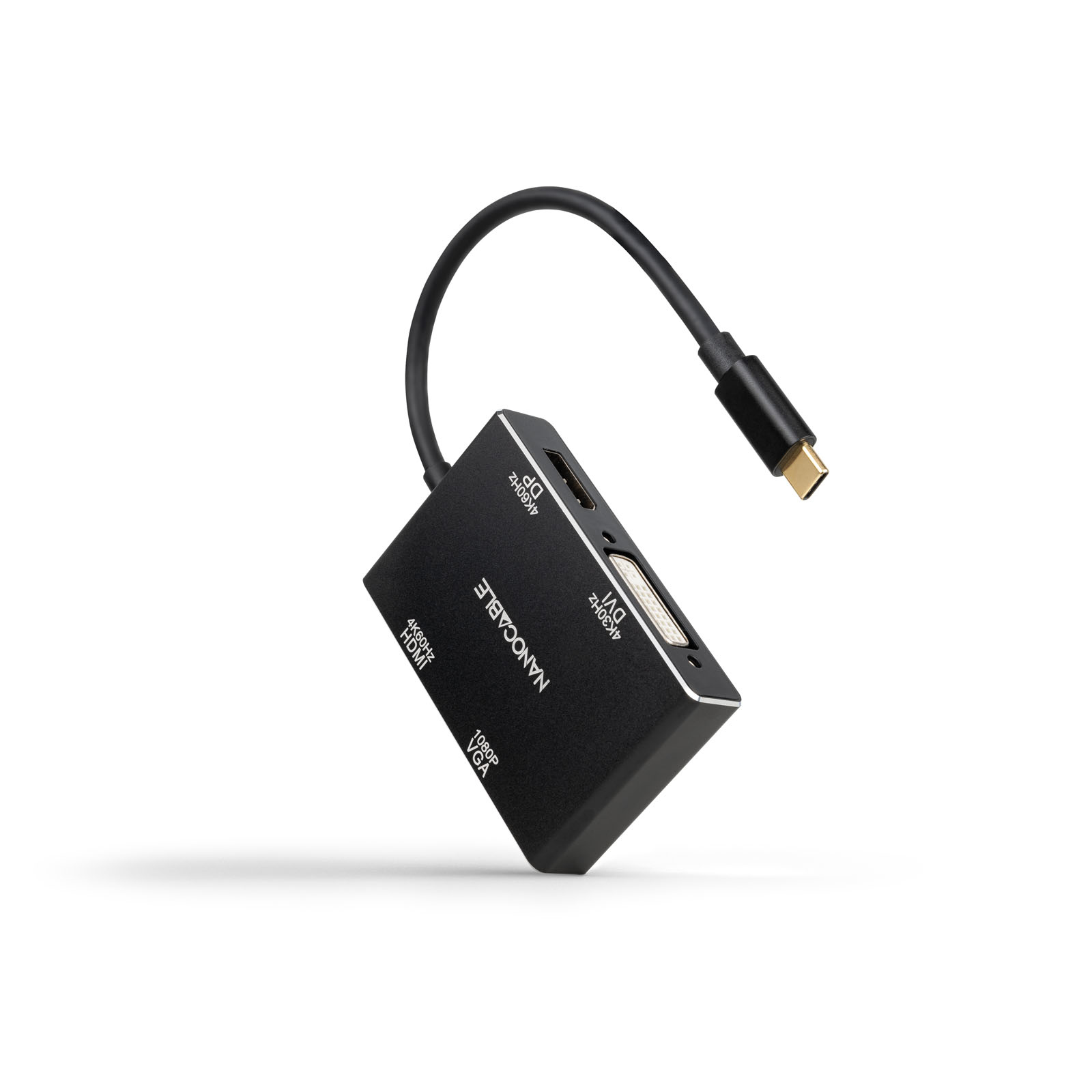 Nanocable 10.16.4307 station d'accueil Avec fil USB 3.2 Gen 1 (3.1 Gen 1) Type-C Noir
