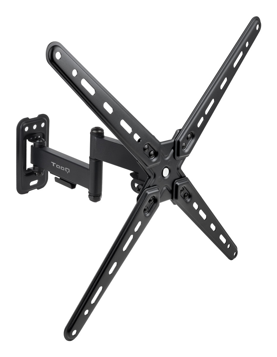 TooQ Technology Support mural extensible LP1356TN-B pour téléviseurs de 13 à 55 pouces VESA 400 Max 25 kg Noir