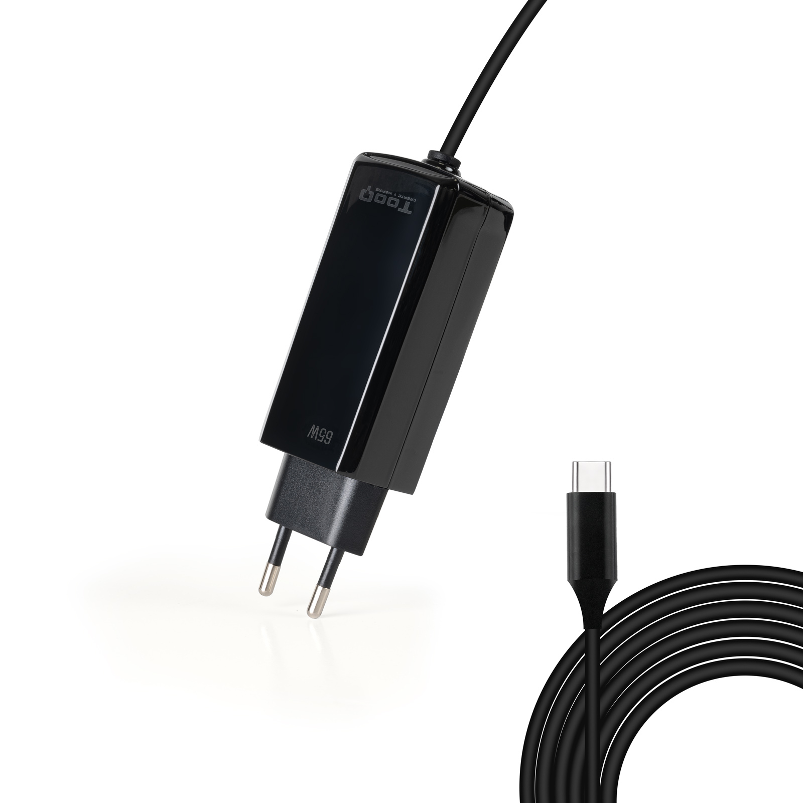 TooQ Technology Chargeur universel TooQ 65W - USB-C (Noir)