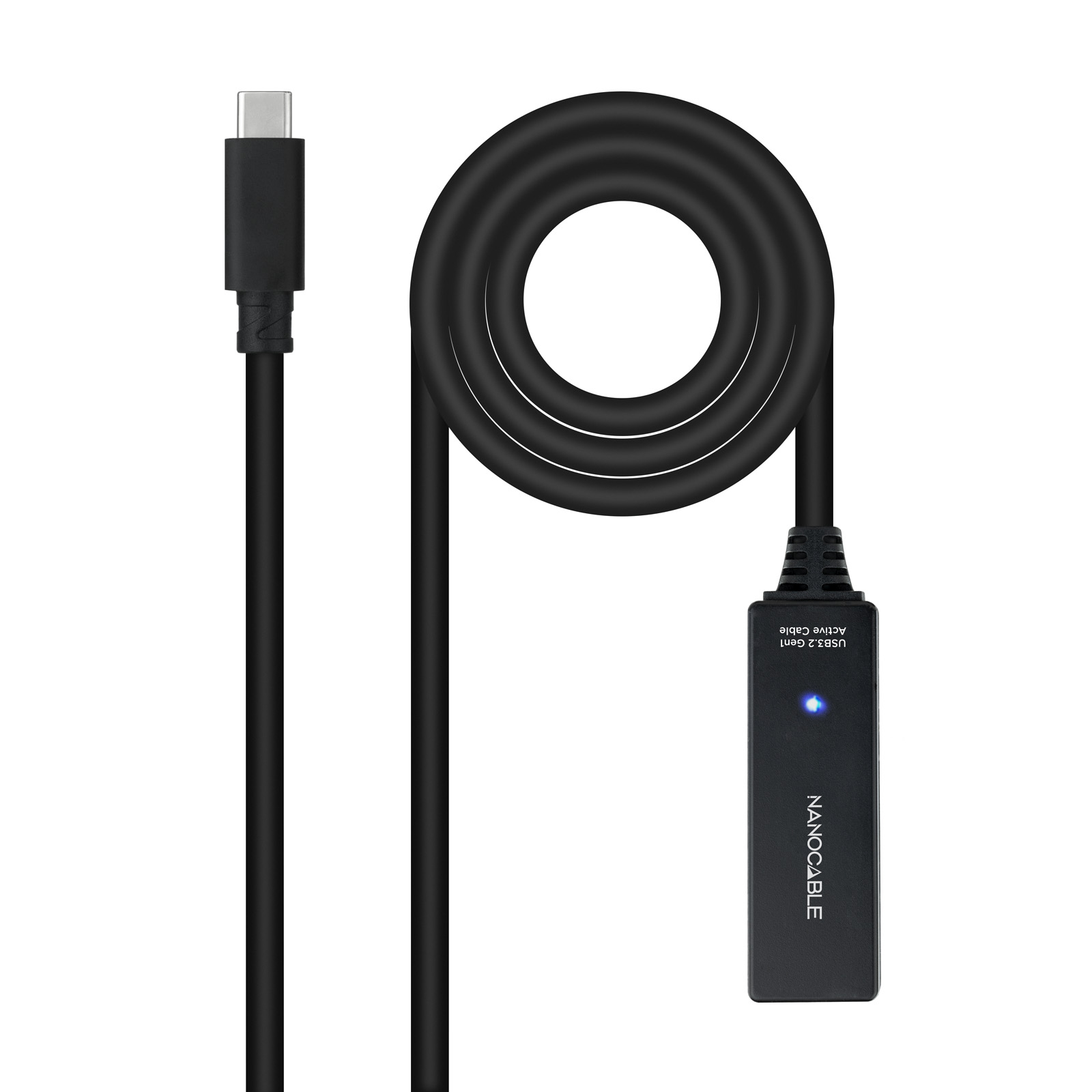 Nanocable Cable Prolongateur USB-C 10.01.1311 5m avec Amplificateur USB 3.2 Gen 1