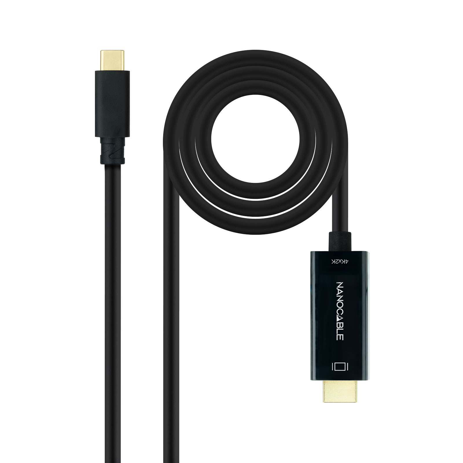 Nanocable Câble Convertisseur 10.15.5135 USB-C à HDMI 1.4 4K@30Hz 5m Noir