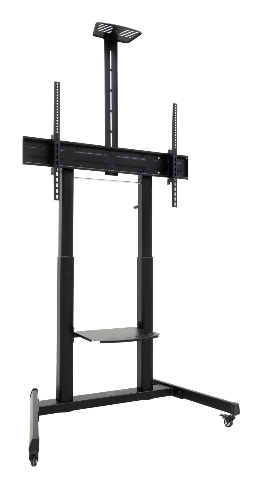 TooQ Technology Support TV AQUILES Sol Mobile Hauteur Réglable 60-100 pouces Noir
