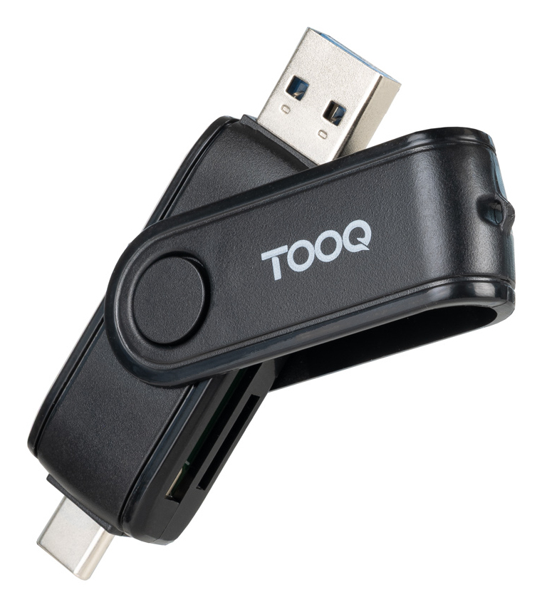 TooQ Technology Lecteur de Cartes externe USB-A/C 3.0 TooQ TQR-3003B (Noir)