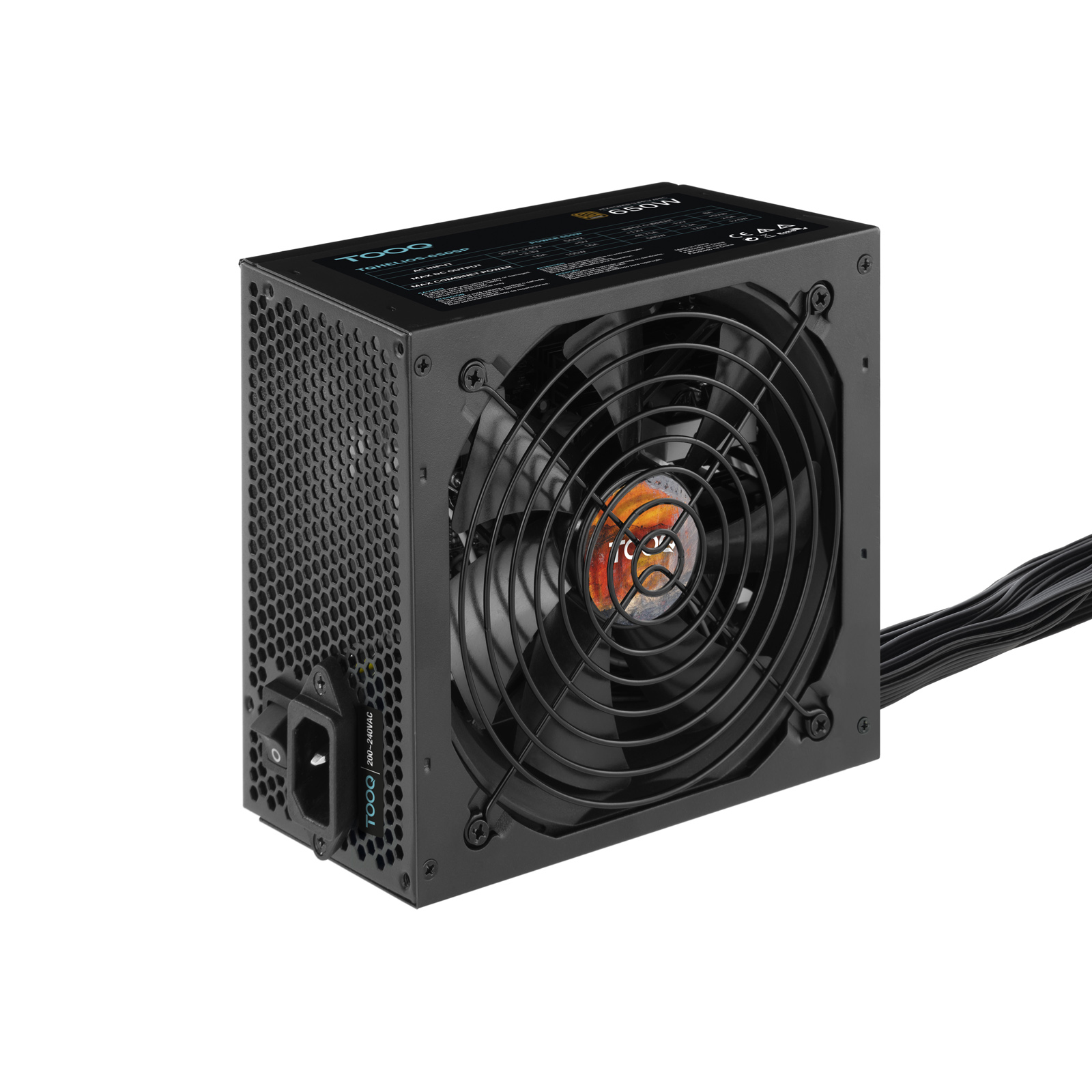 TooQ Technology Alimentation ATX TooQ HELIOS 650W (Noir)