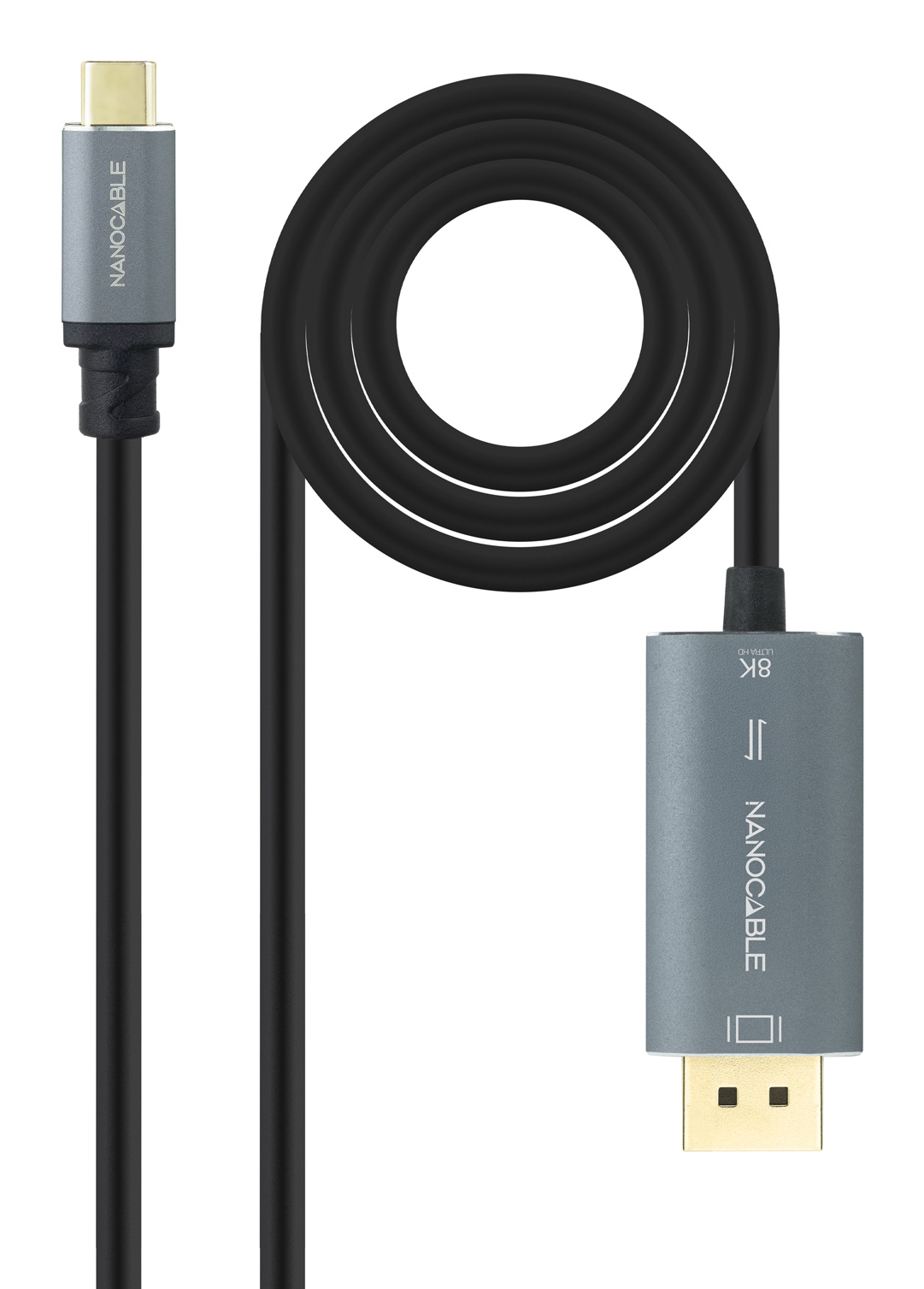 Nanocable Cable  USB-C vers HDMI M/M 2m (Noir)
