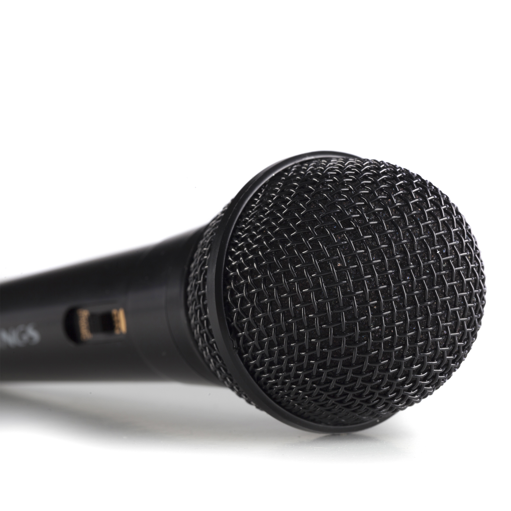 NGS Microphone filaire Singer Fire Jack 6,35mm 3m (Noir)