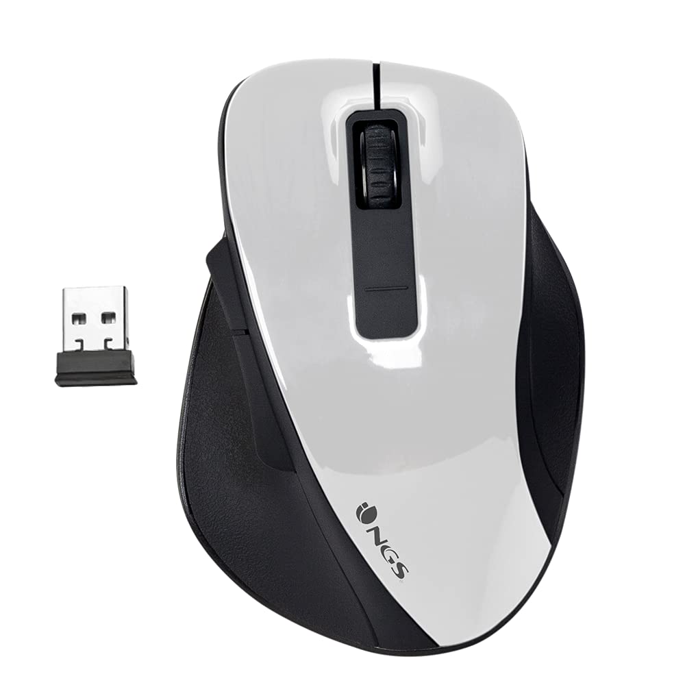 NGS Modèle : Souris sans fil Bow (Noir/Blanc)