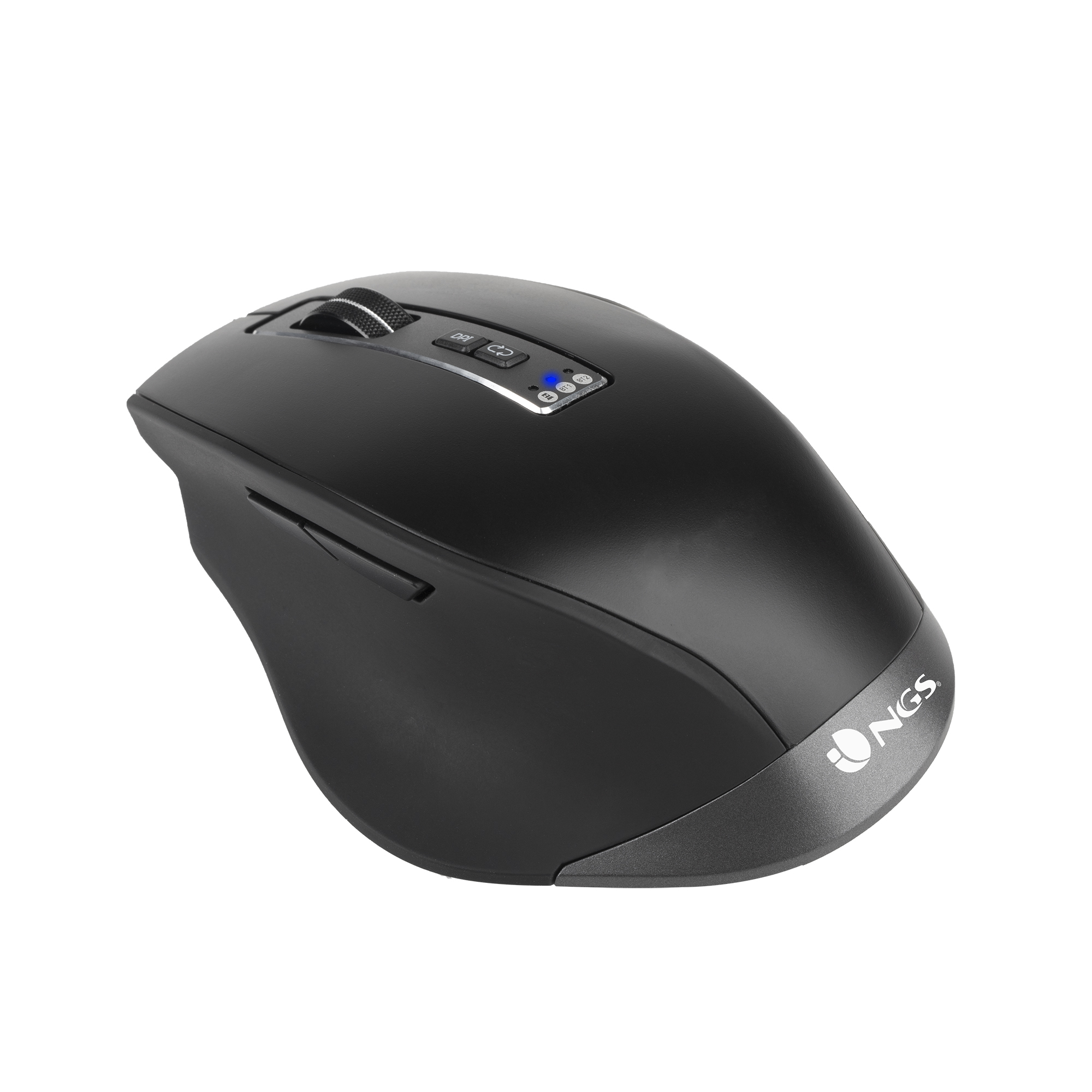 NGS Souris sans fil rechargeable Blur-RB Multimode (2.4 Ghz + Bluetooth) (Noir)