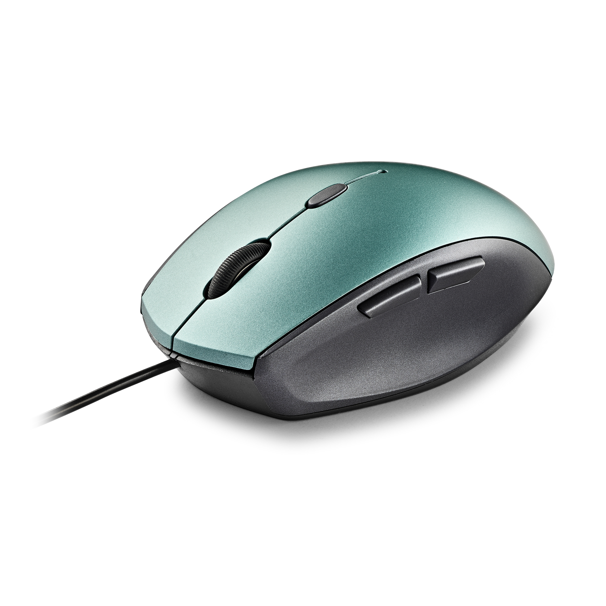 NGS Souris filaire Moth (Noir/Vert)
