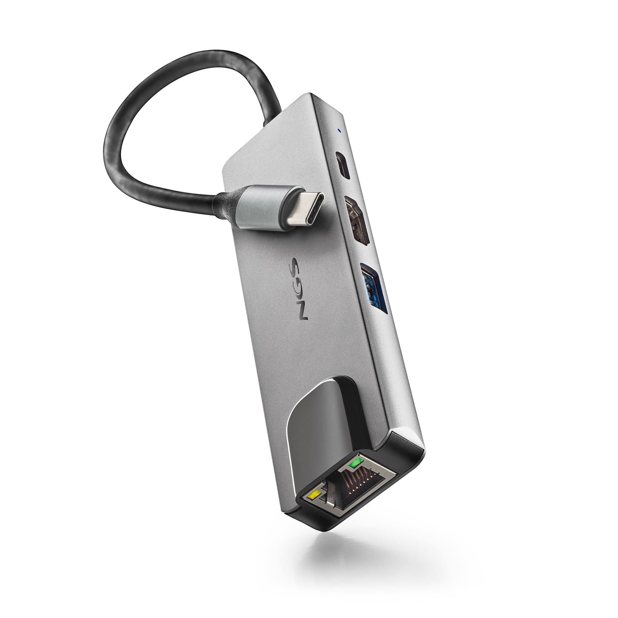 NGS Station d'accueil portable USB-C 3.0  Wonder Dock Supra (Gris)
