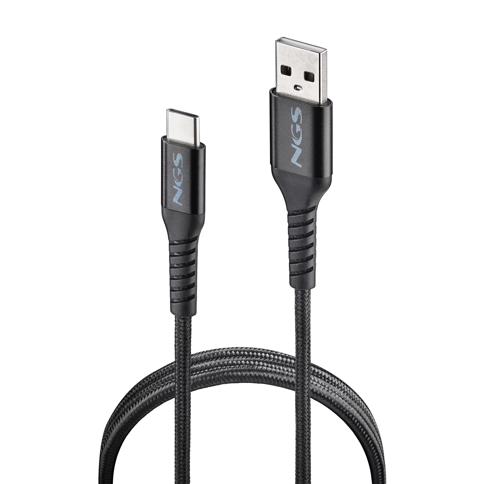 NGS Cable Knot USB-A/C M/M 1m (Noir)