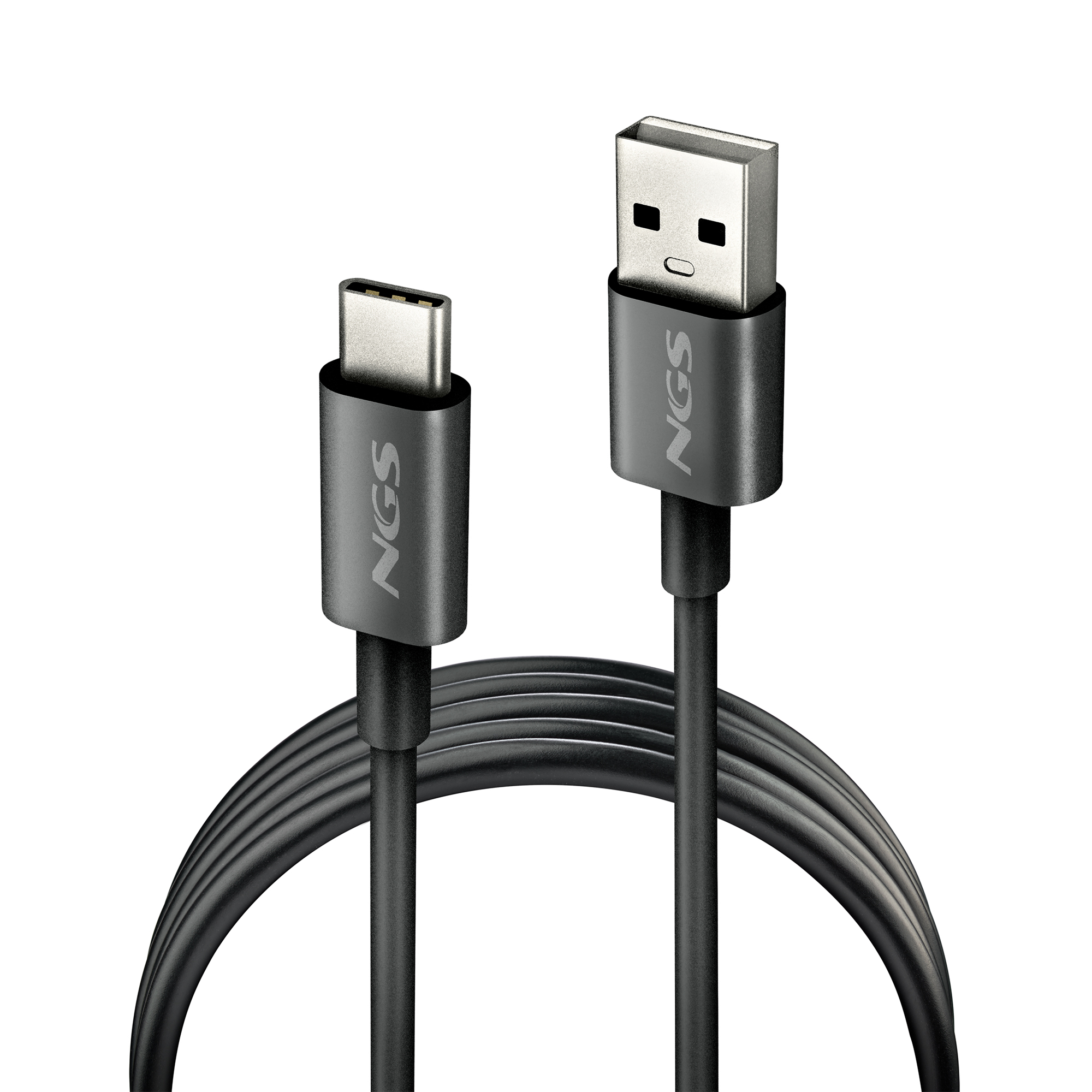 NGS Cable  Zyro USB-A/C M/M 1m 15W (Noir)