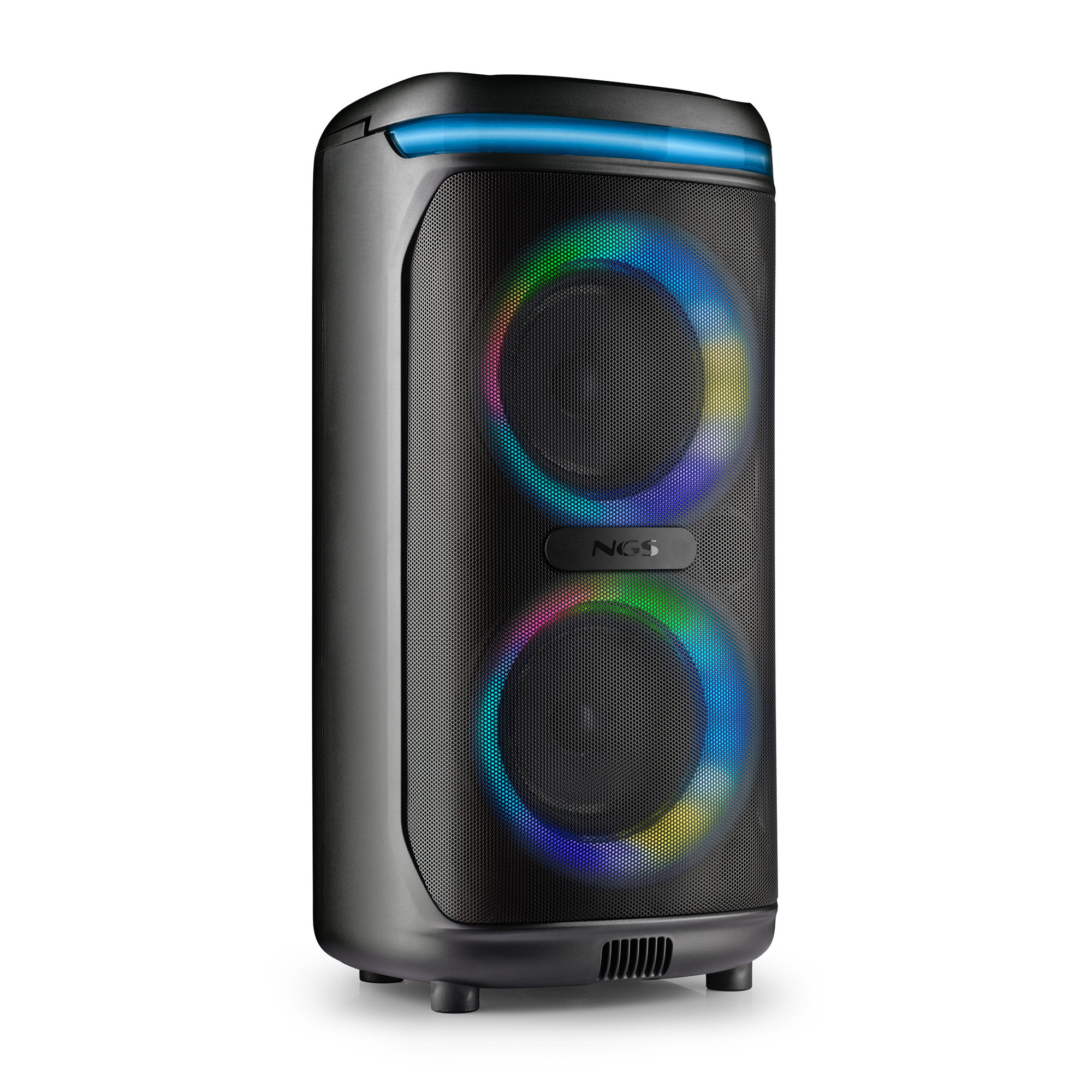 NGS Enceintes nomade Bluetooth  Wild Drip RGB (Noir)