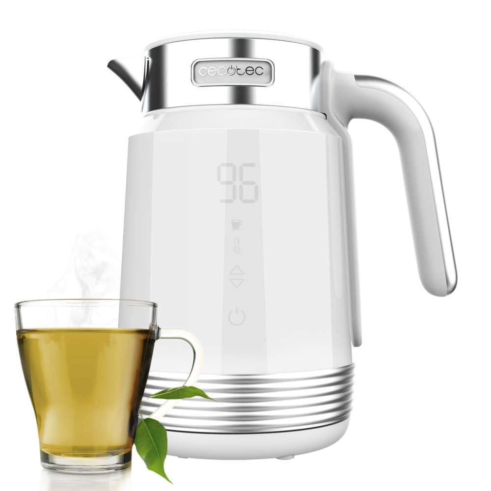 Cecotec ThermoSense 600 Touch White Electric Kettle (weiÃ/edelstahl
