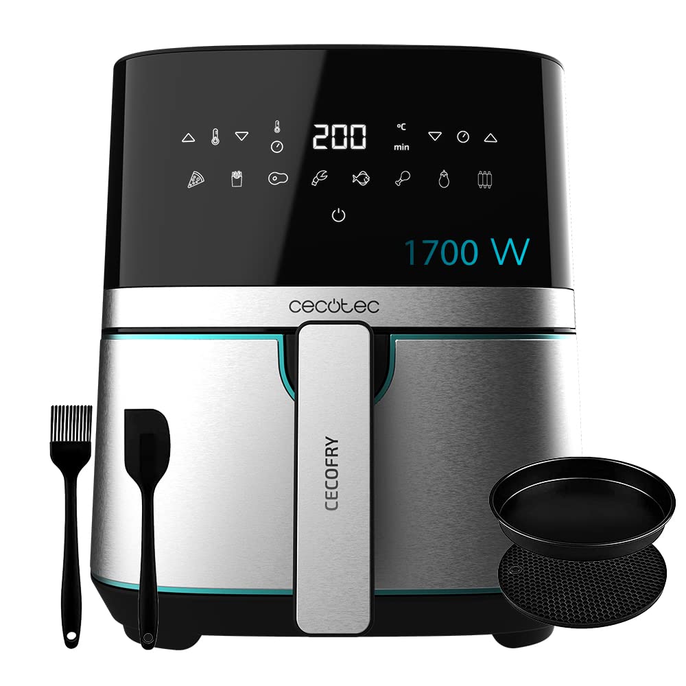Cecotec HeiÃluftfritteuse CecoFry Full InoxBlack 5500 Pro