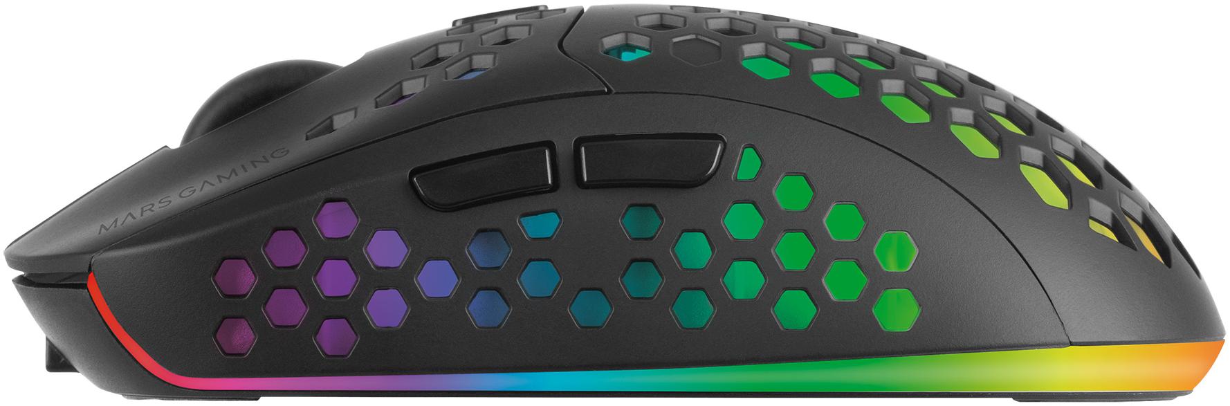 MARS GAMING Souris sans fil Gamer MMW3 RGB