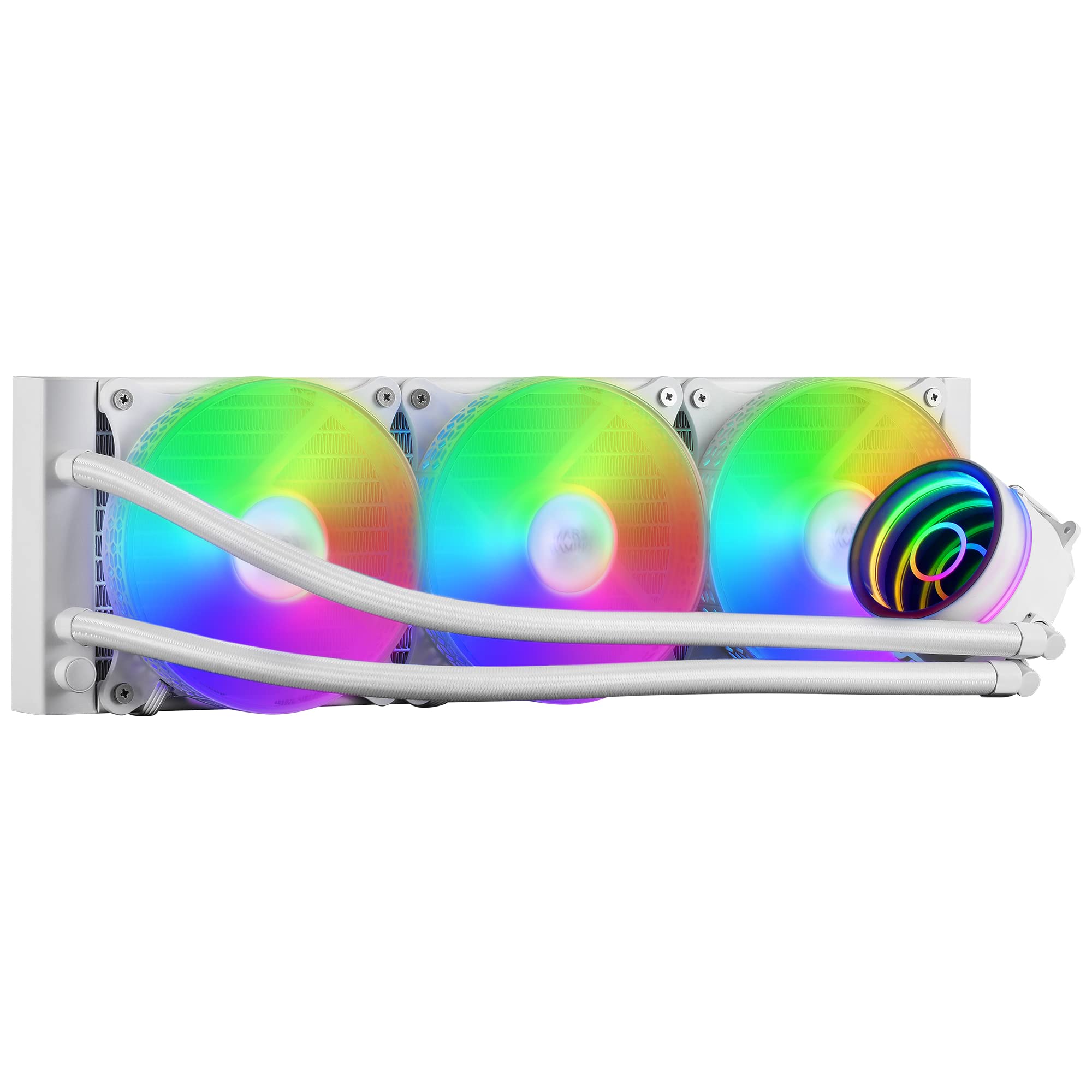 MARS GAMING Kit Watercooling AIO ML-One RGB - 360mm (Blanc)