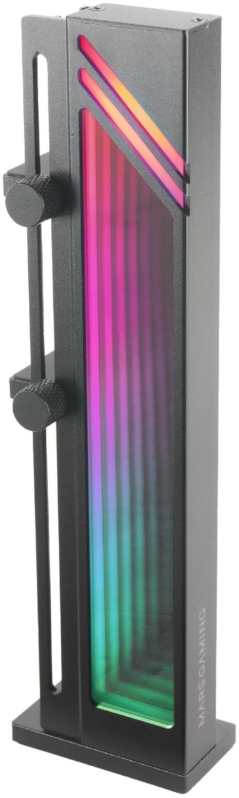 MARS GAMING Support vertical MCA-GCB RGB pour cartes graphiques (Noir)