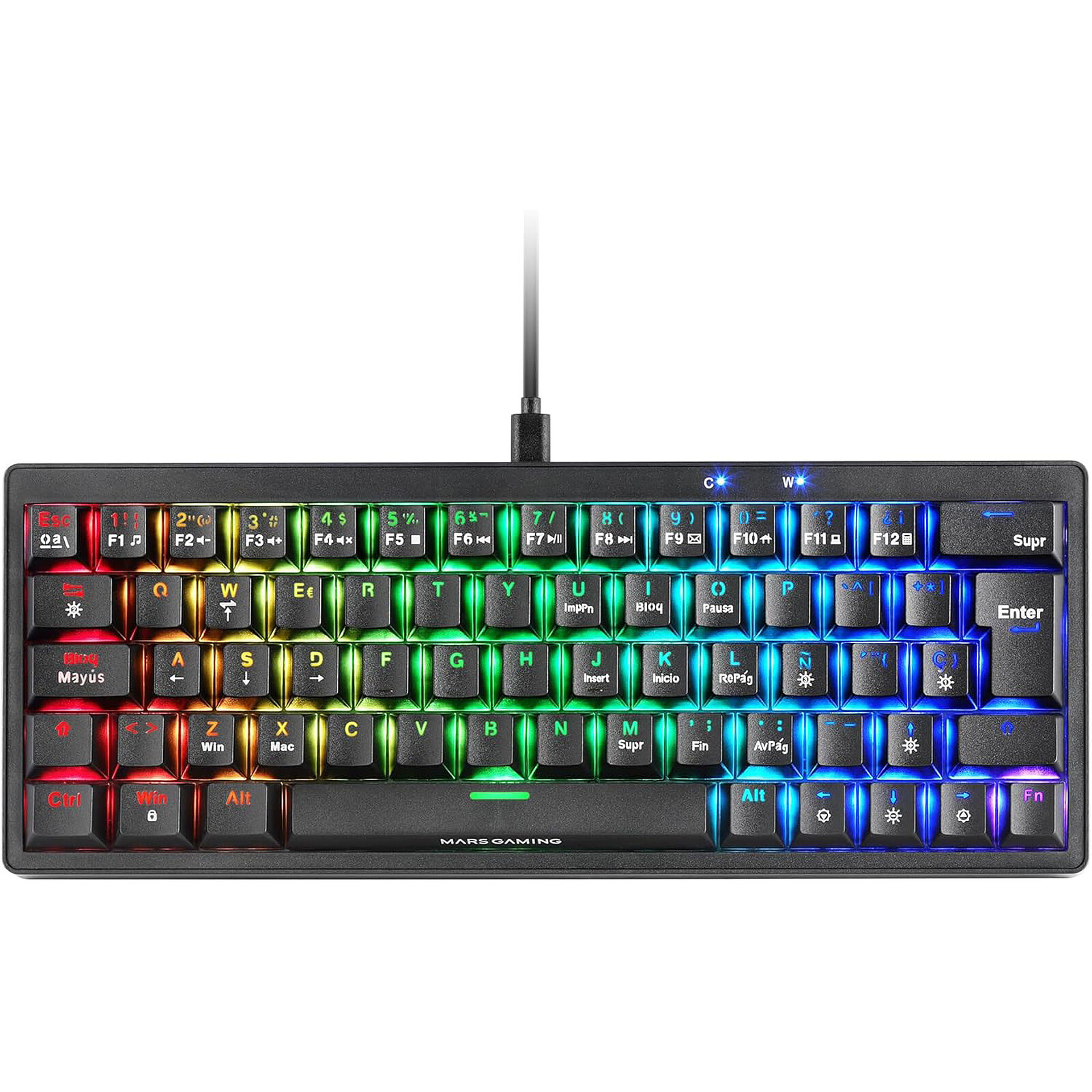 MARS GAMING MKMINIPRO Yellow Switch