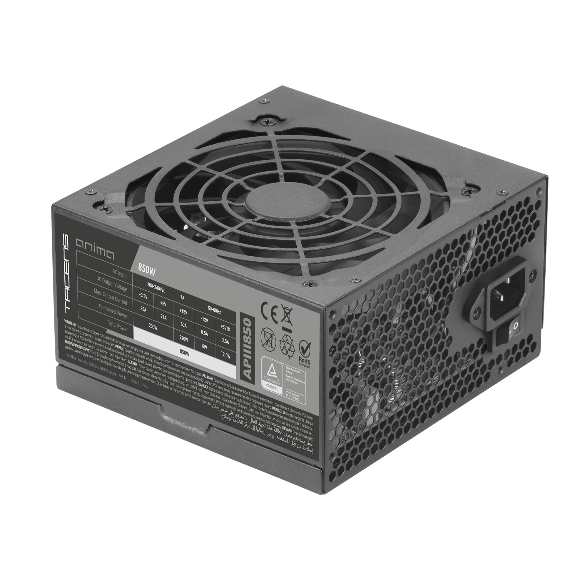 Anima Alimentation ATX  APIII - 850W (Noir)