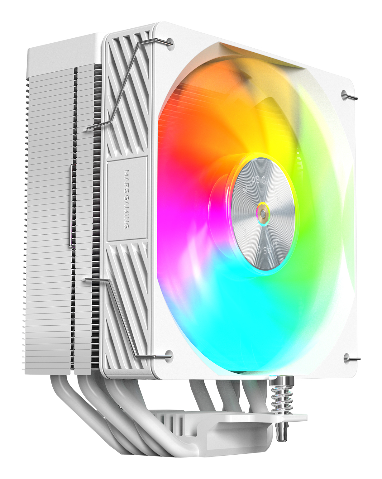 MARS GAMING Refroidisseur CPU Mcpu-x5argb 280 W TDP 5 caloducs HCT PWM Ventilateur Oui Argb 120 mm Blanc