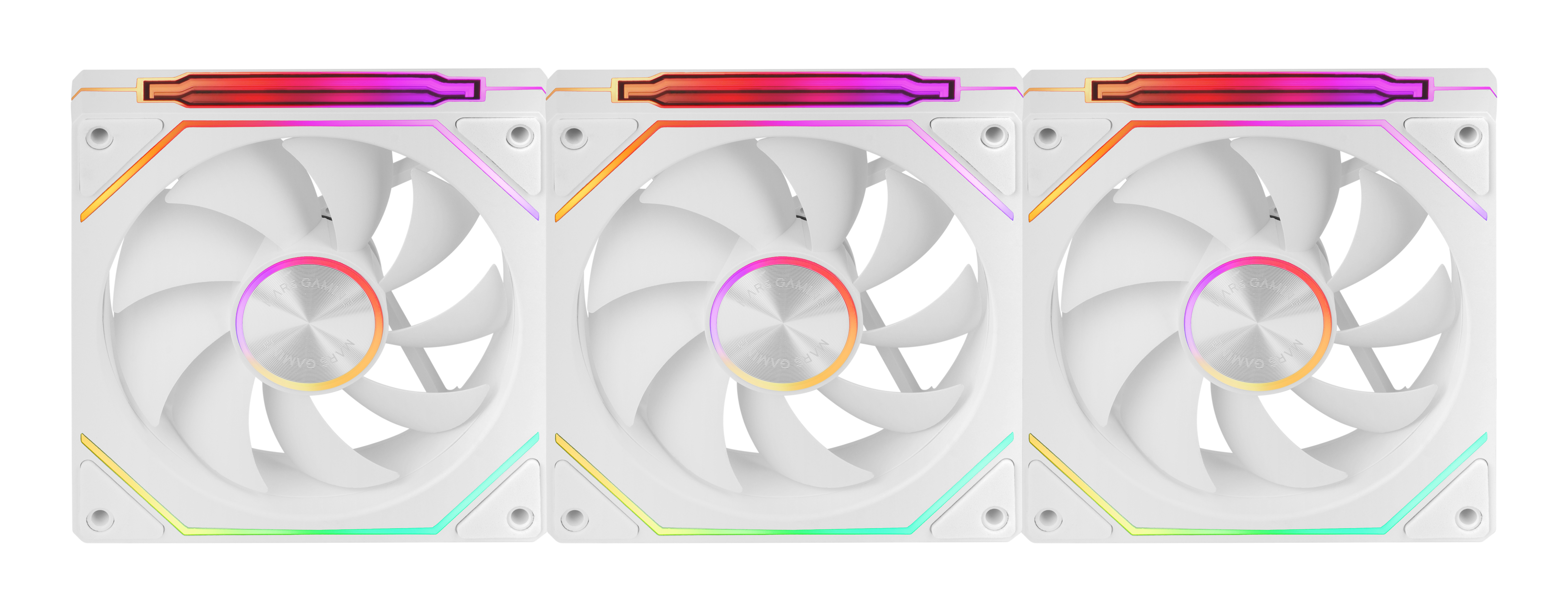 MARS GAMING Ventilateur supplémentaire MF-LINKFINITYKIT2 120mm 1800RPM avec éclairage ARGB et installation magnétique