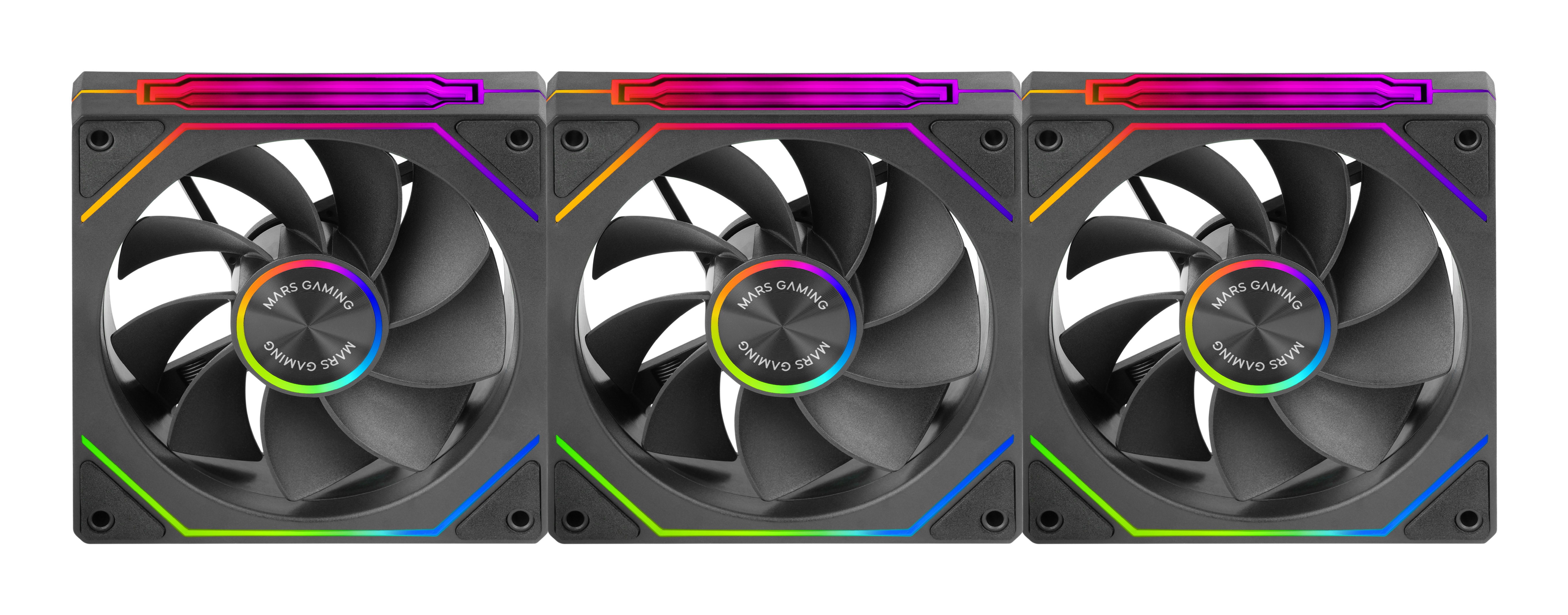 MARS GAMING Ventilateur supplémentaire MF-LINKFINITYKIT2R 120mm 1800RPM avec éclairage ARGB