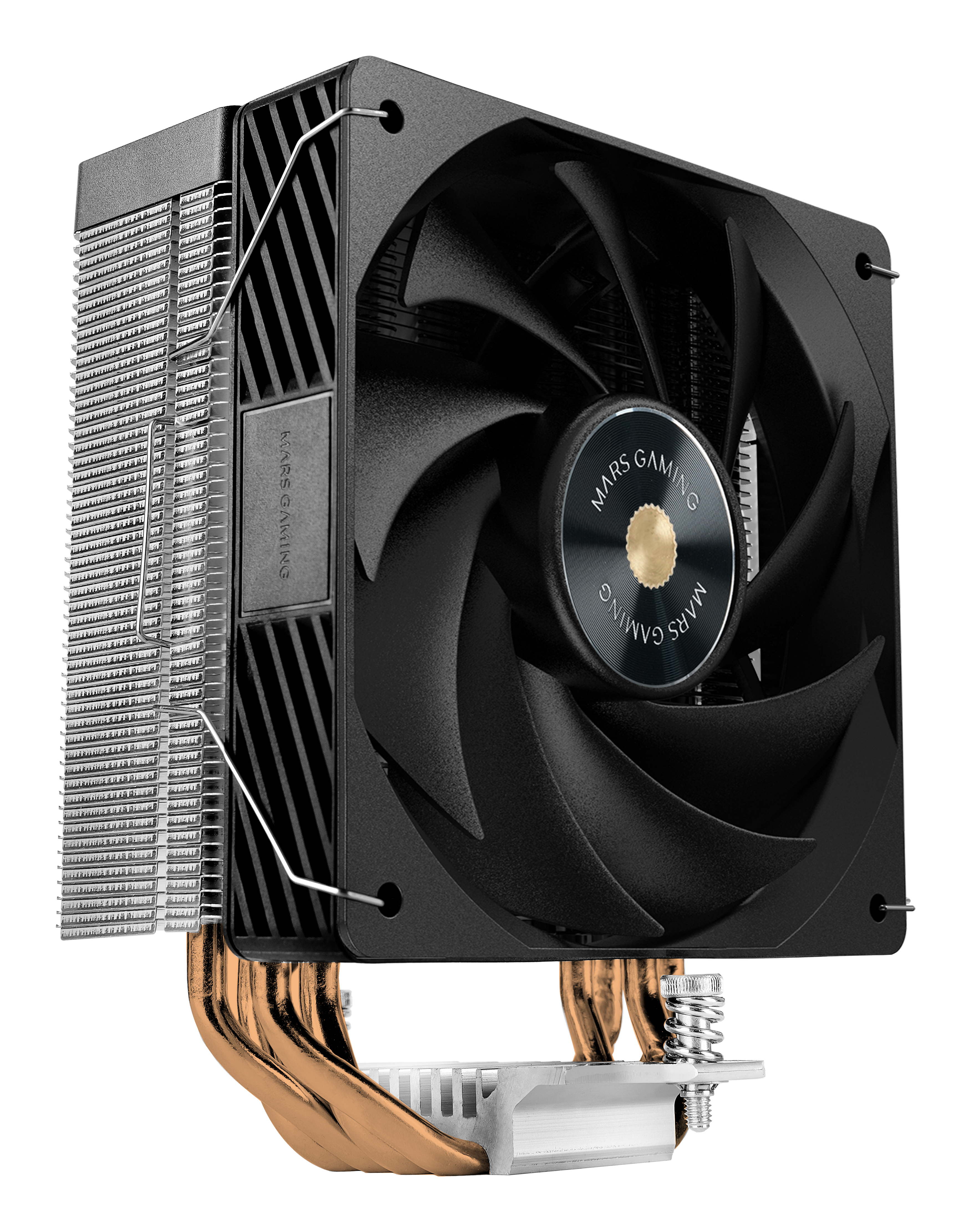 MARS GAMING Dissipateur thermique pour processeur Mcpu-x4 230 W, 4 caloducs, ventilateur 120 mm, Intel LGA et AMD, noir
