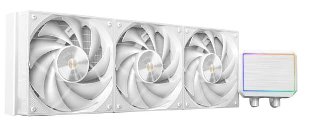 MARS GAMING Refroidissement liquide tout-en-un ML-PROII360, pompe TDP 600 W, 4e génération, 3 ventilateurs, blanc