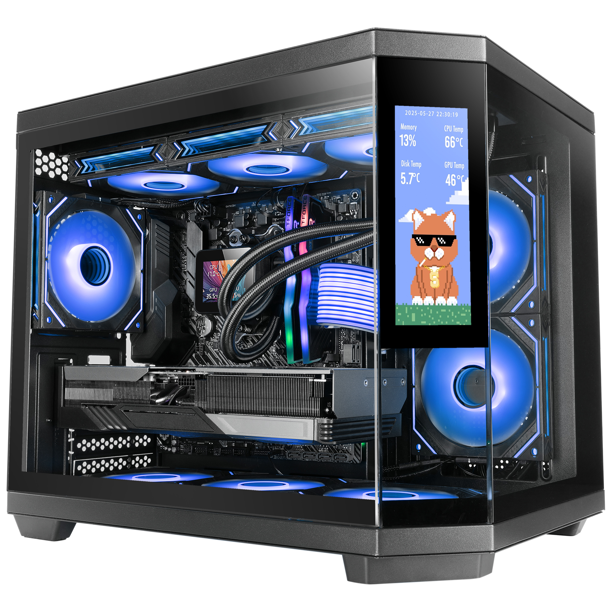 MARS GAMING MC-3TCORELCDM (Noir)