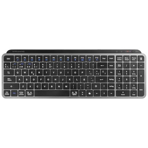 MARS GAMING Teclado MK SILENKEYS membrane Layout FR sans fil AI Copilot
