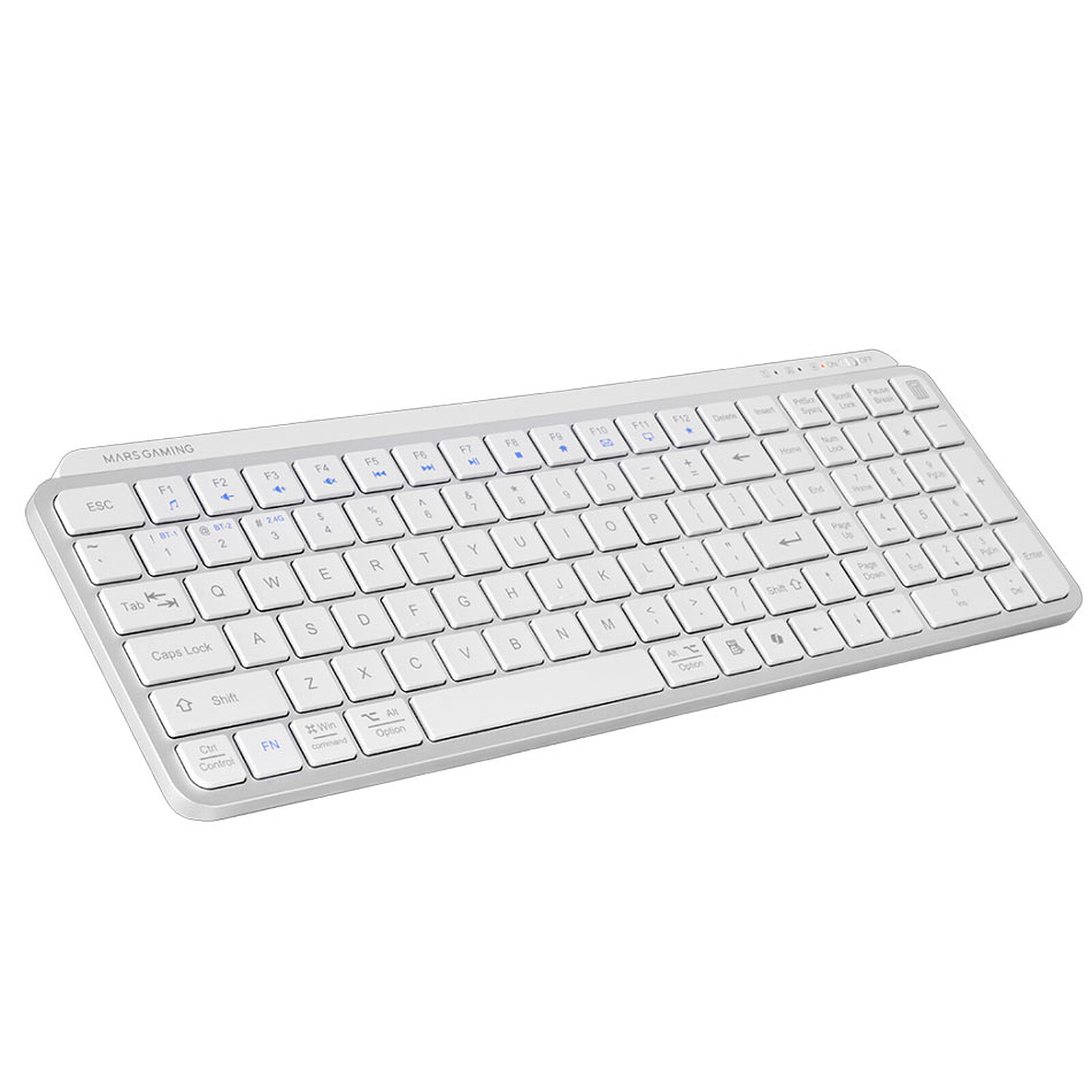 MARS GAMING MK-SILENKEYS (Blanc)