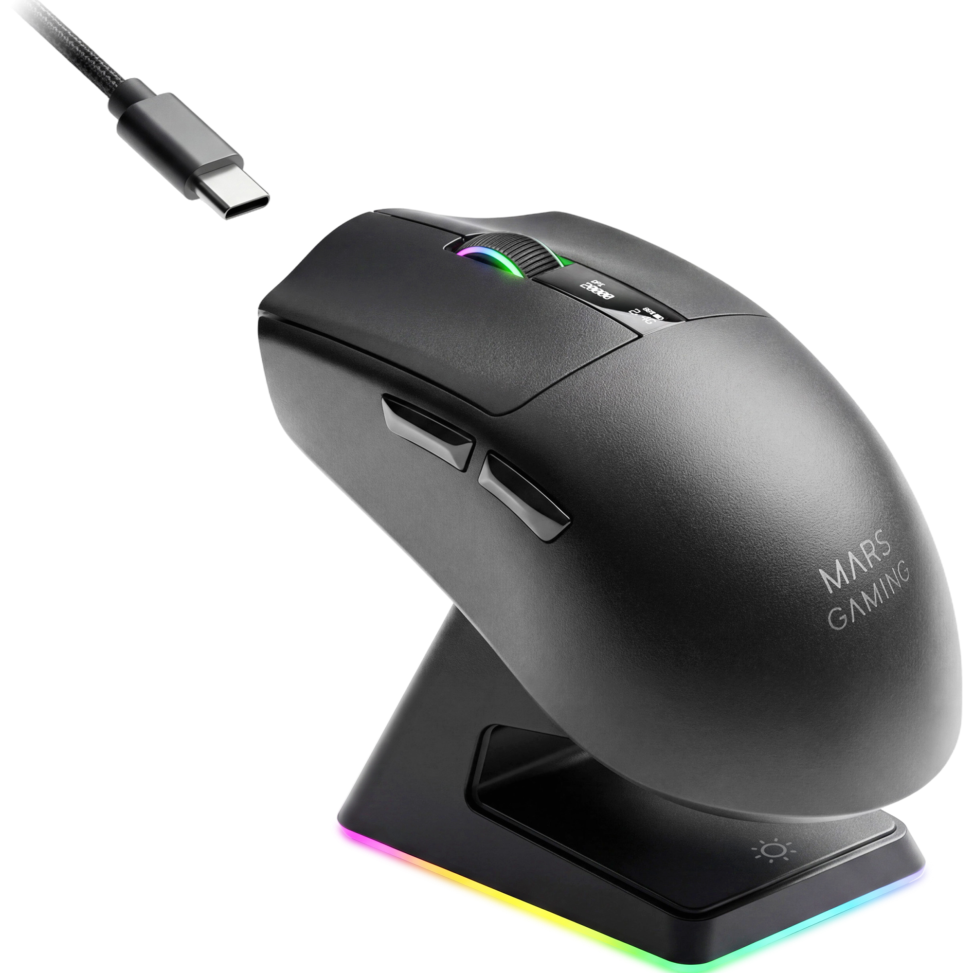 MARS GAMING Souris sans fil Gamer  MMW-Elite (Noir)