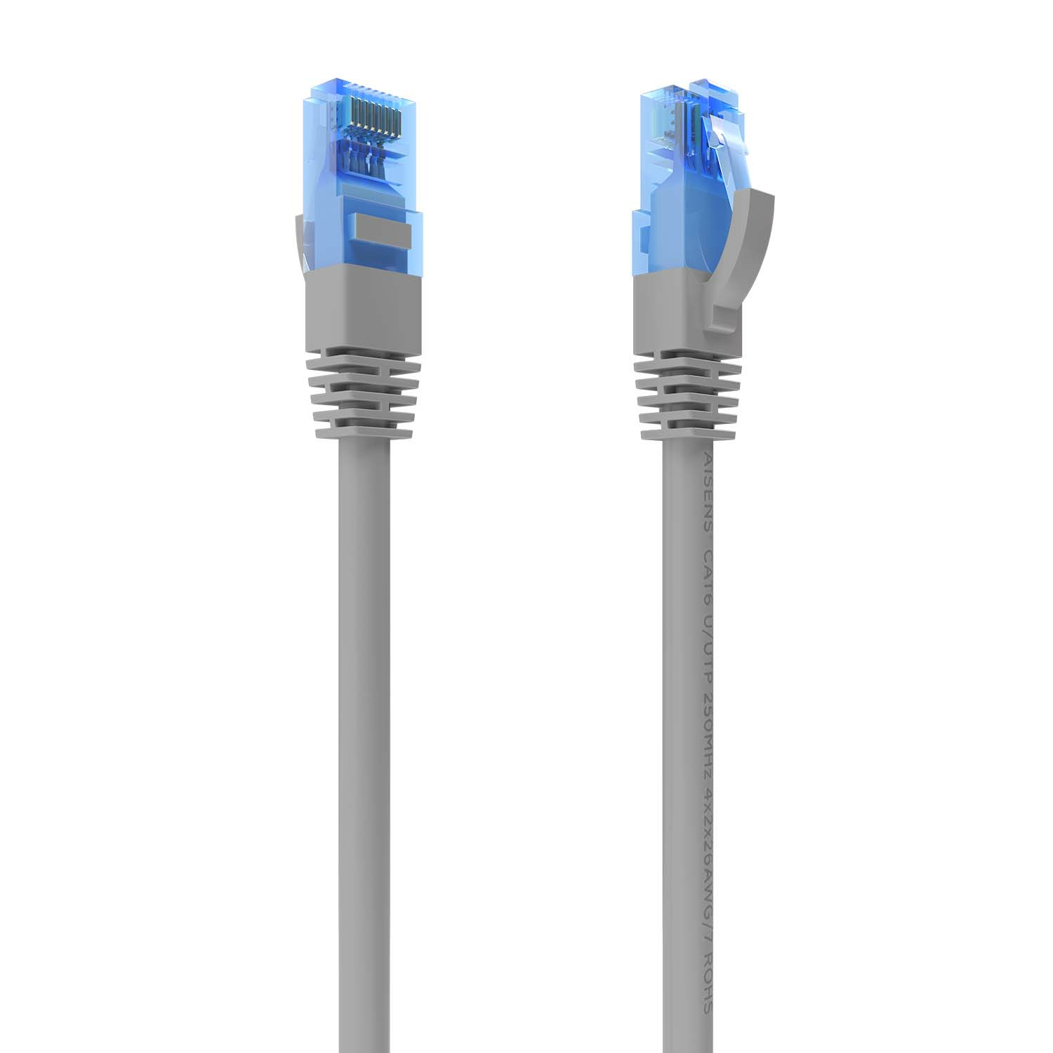 Aisens Câble réseau RJ45 AWG26 CCA UTP A135-0773 Cat.6/ 50 cm/ Gris