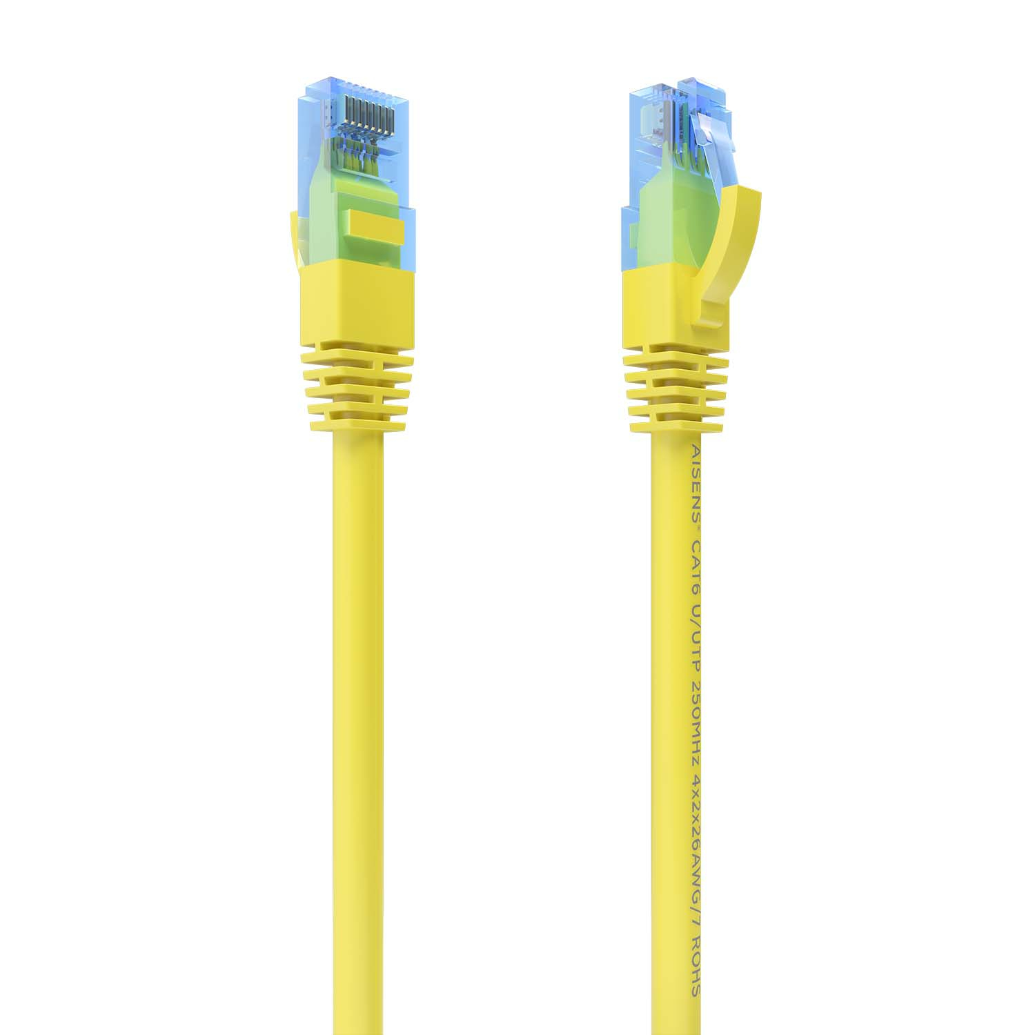 Aisens Câble Réseau AISENS A135-0835 Cat.6 2m UTP AWG26 CCA Jaune
