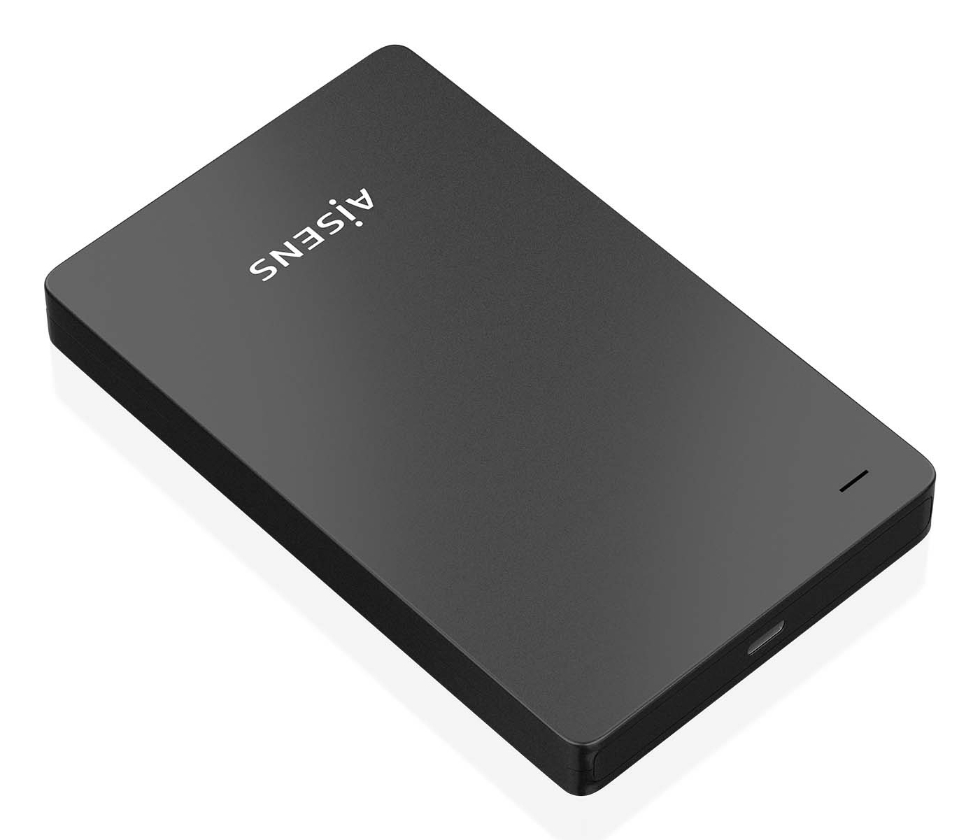 Aisens Boîtier externe 2,5″ SATA USB-C USB 3.1 Gen1 AISENS Aluminium Noir Sans outil Plug & Play