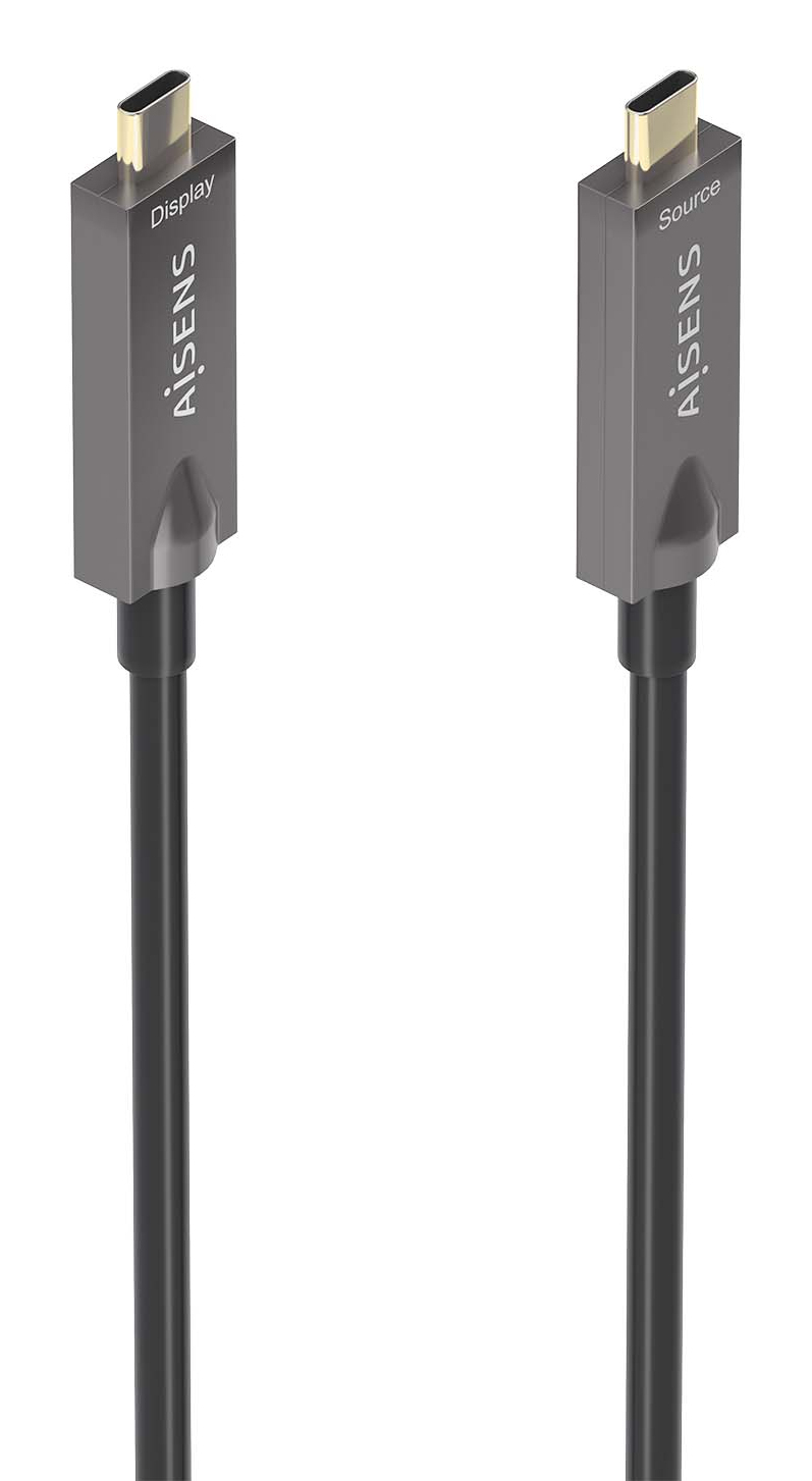 Aisens Câble USB-C AISENS AOC A157-0883 15m 10Gbps 4K@60Hz 60W Chargement