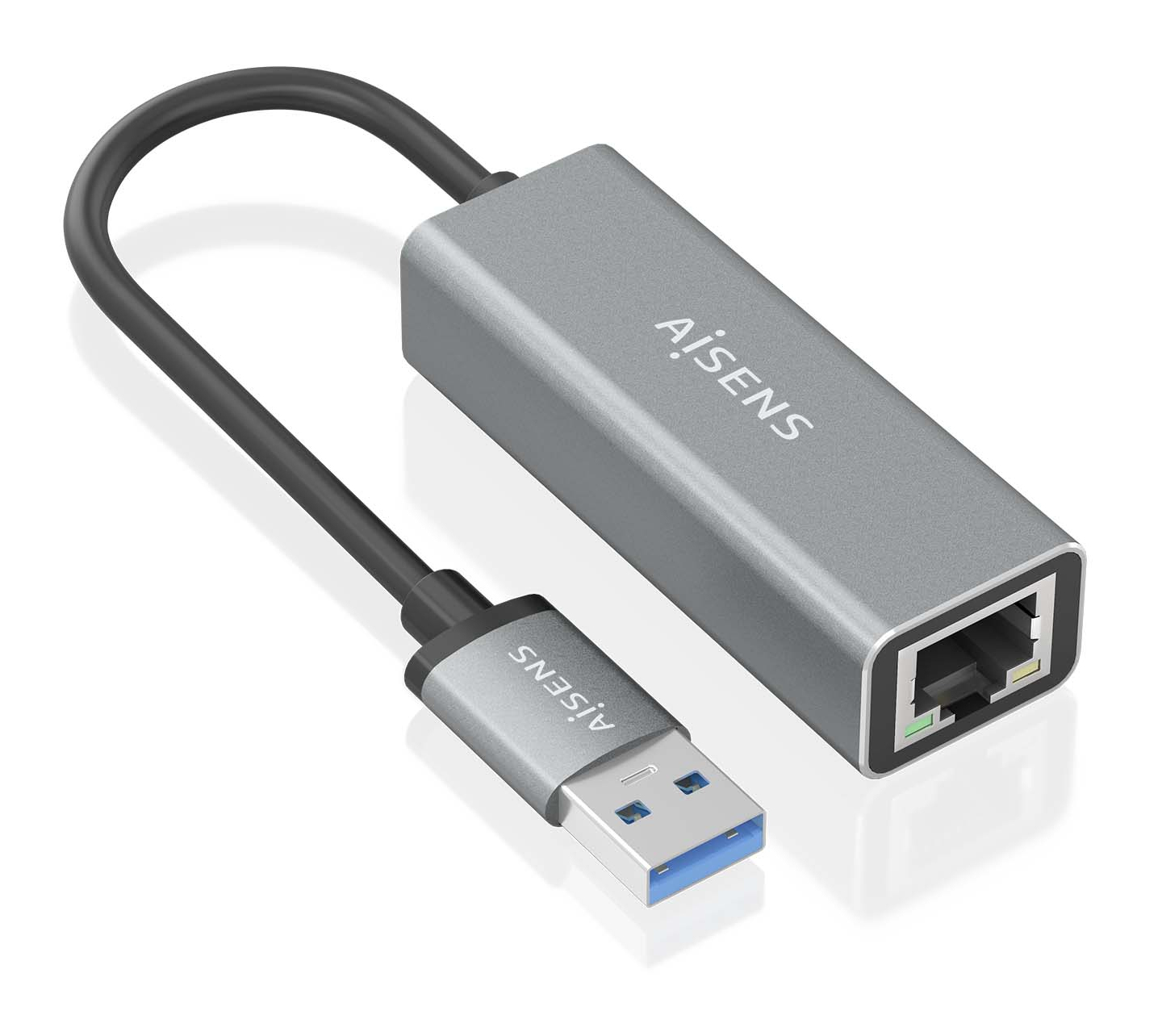 Aisens Convertisseur USB 3.0 vers Gigabit Ethernet AISENS A110-0296 15 cm Gris