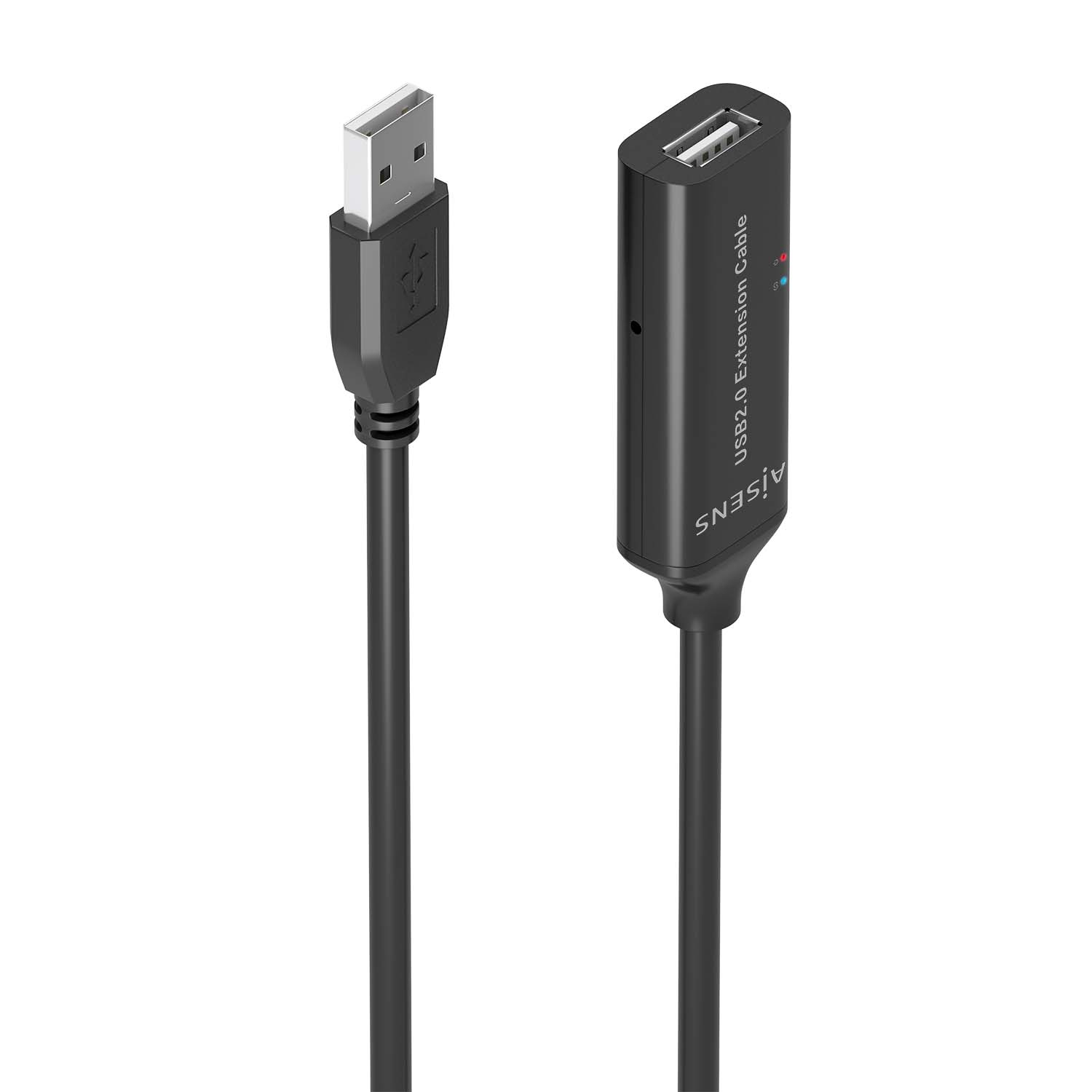 Aisens Câble d'extension USB AISENS A101-0914 5 m avec amplificateur USB 2.0 Noir