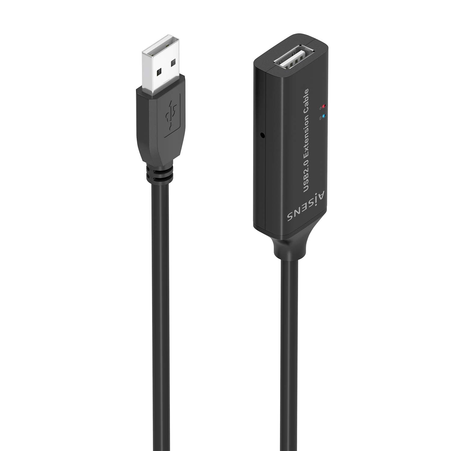 Aisens Câble USB 2.0 A101-0916 Prolongateur Amplifié 15m Noir