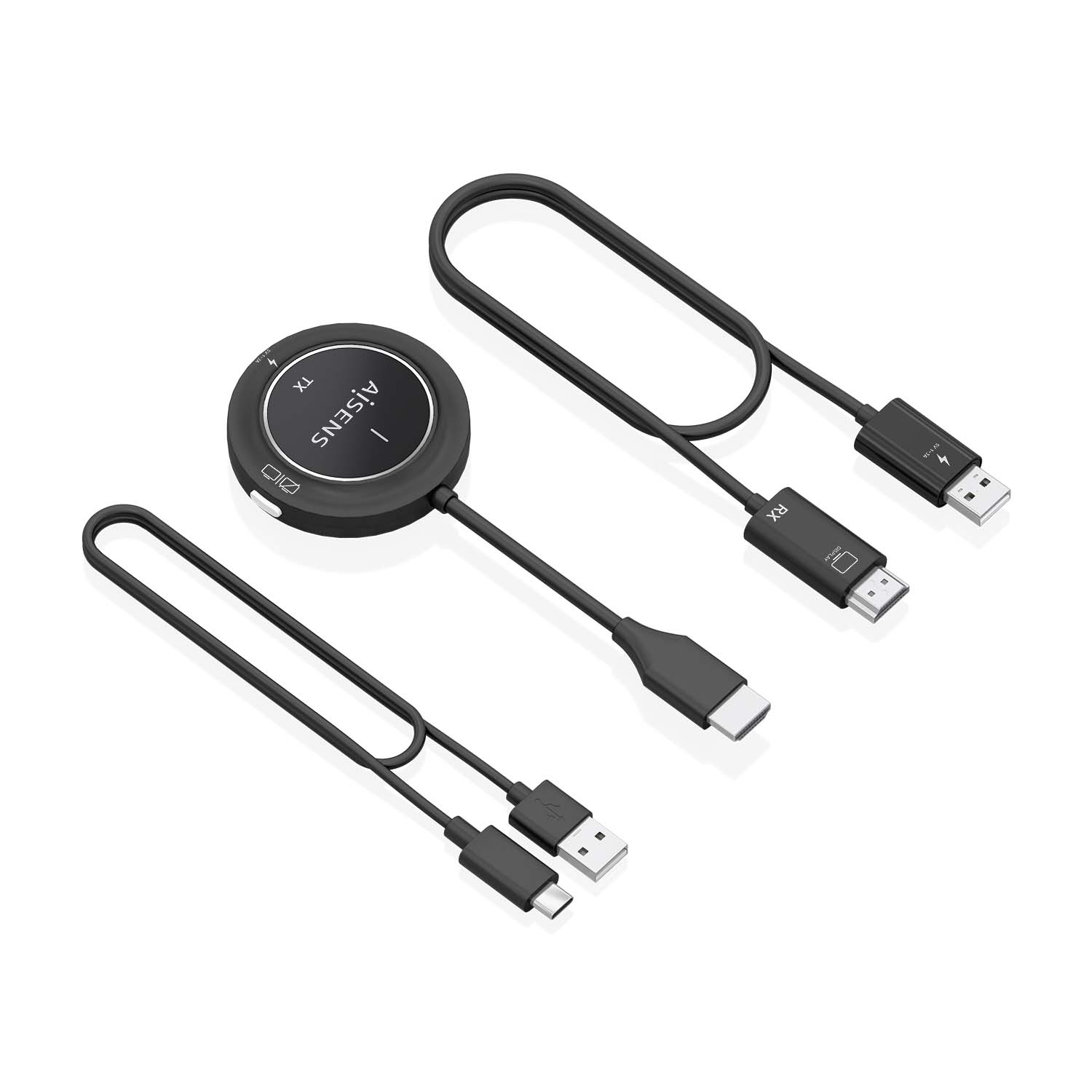 Aisens Transmetteur HDMI sans fil ASWL-H2K30M002-BK 1080P 60 Hz 30 m Plug and Play
