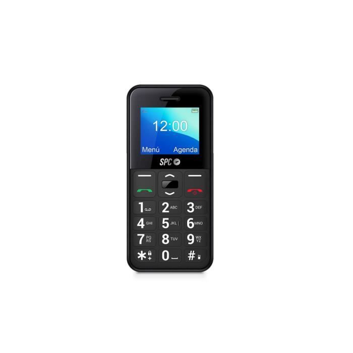 Spc Fortune 2 Pocket Edition Téléphone portable pour seniors Noir