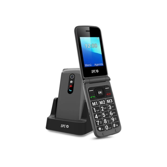 Spc Stella 2 Téléphone pour Seniors Débloqué Titane